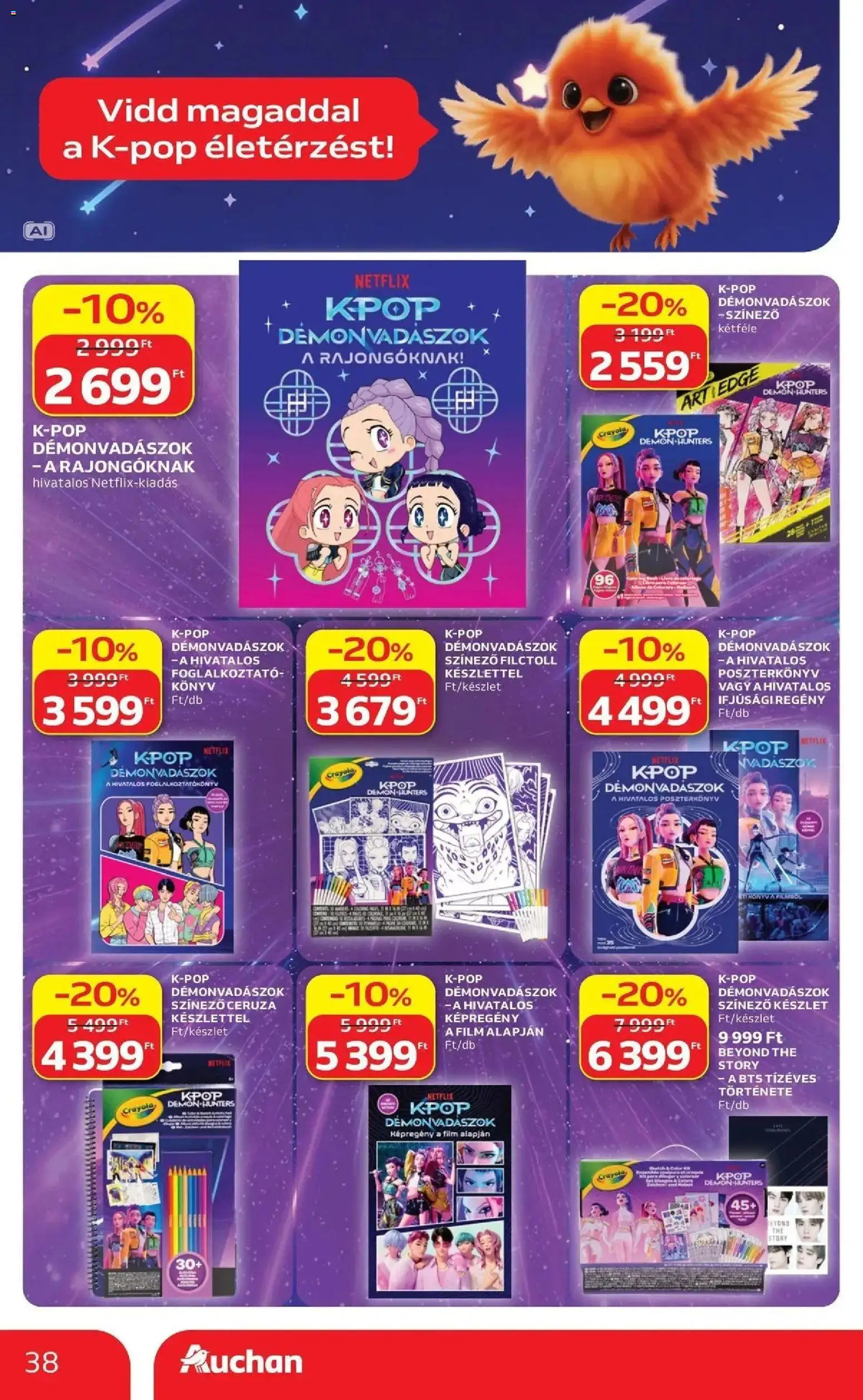 Auchan akciós újság - 2026.10.29. -tól/töl > akció, lapozható szórólap 🛍️ | Oldal: 38