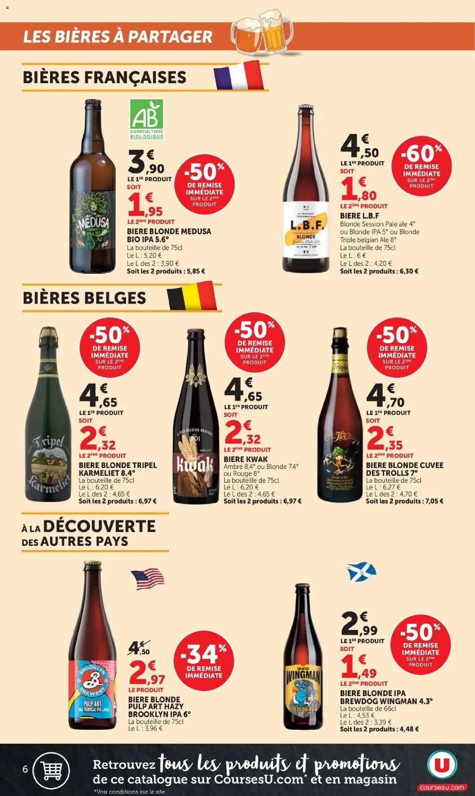 {H1} | Page: 6 | Produits: BrewDog, Bière blonde, Bouteille, Thé