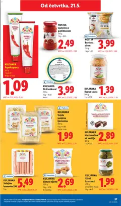 KULJANKA Lisnato tijesto, 500 g, S čvarcima - Pregled kataloga iz trgovine Lidl, vrijedi od 18.05.2026 | Stranica: 57