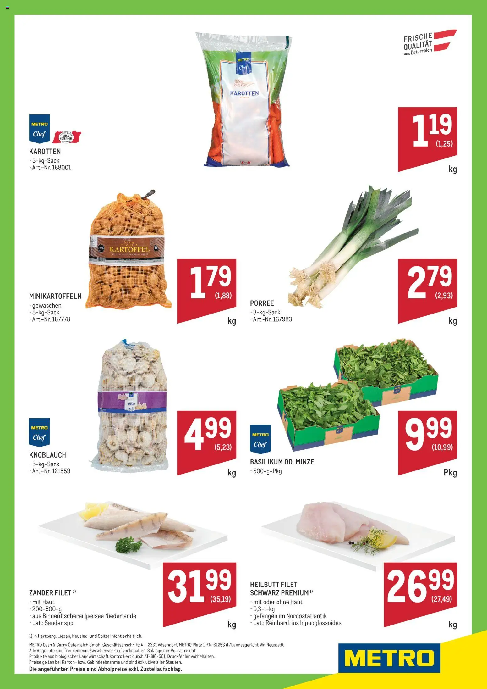 Metro angebote Ultrafrische Wochenhits gültig ab 10.08.2026 | Seite: 2 | Produkte: Knoblauch