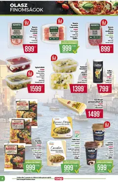 COOP - Abc & szuper / Alföld Pro-Coop Zrt. - amely érvényes a következő dátumtól: 2026.07.16. | Oldal: 6 | Termékek: Cappuccino, Tortellini, Sajt, Csirkemell