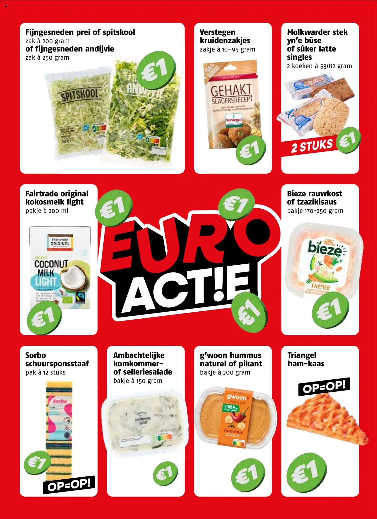 {H1} | Pagina: 5 | Producten: Prei, Zak, Kokosmelk, Hummus