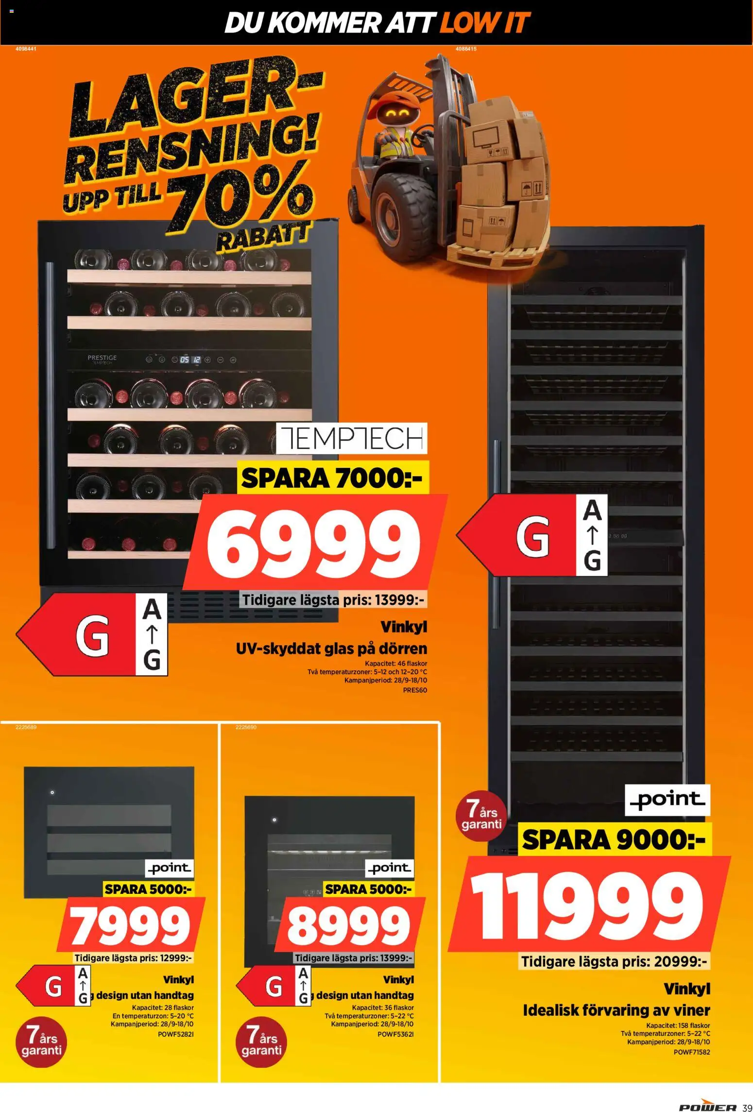 Power reklamblad aktuell från 28/09/2026 | Sida: 39 | Produkter: Vinkyl, Glas