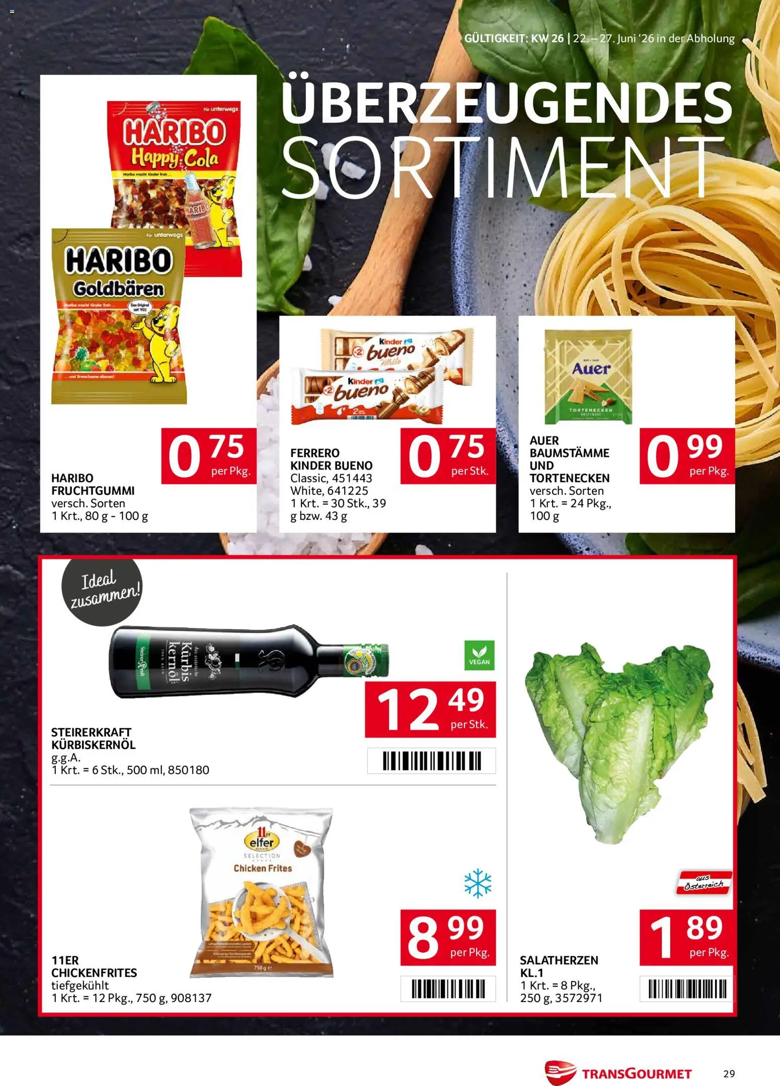 Transgourmet Flugblatt gültig ab 22.06.2026 | Seite: 28 | Produkte: Kürbis
