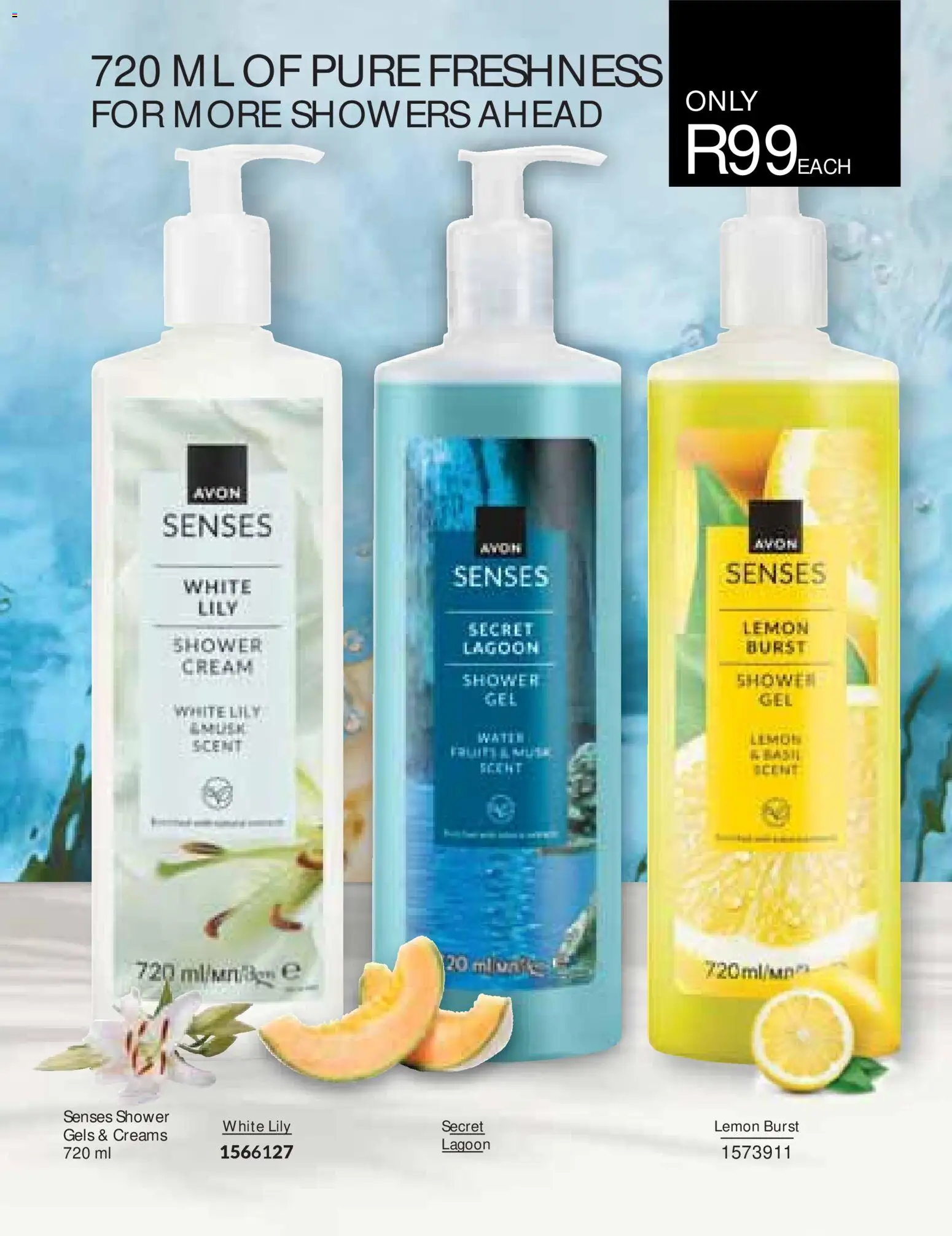 New Avon catalogue – valid from 01/07/2026 | Page: 149 | Products: Shower, Cream, Lemon
