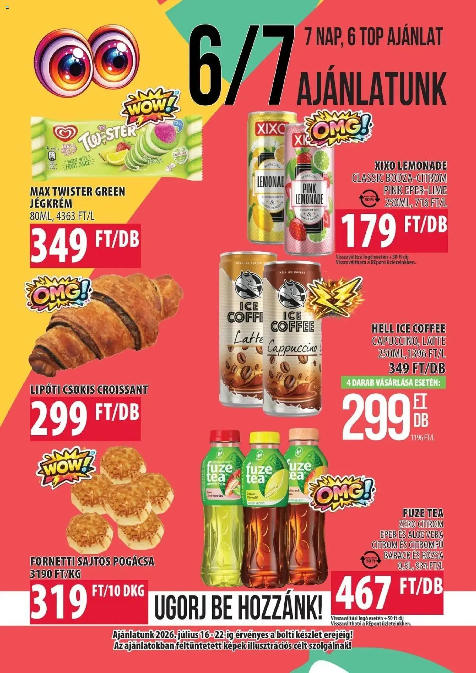 COOP Szolnok akciós ujság - amely érvényes a következő dátumtól: 2026.07.16. | Oldal: 4 | Termékek: XIXO, Tea, Pogácsa, Só