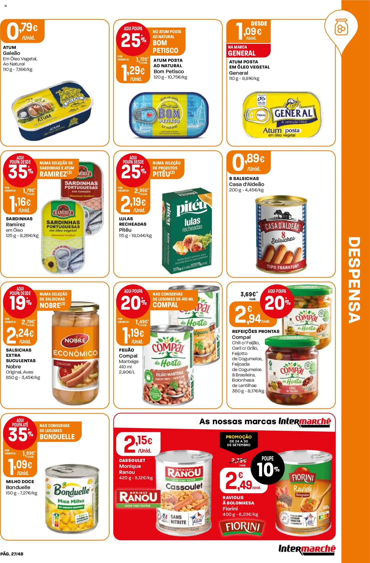 Intermarché folheto │ válido de 24/09/2026 | Página: 27