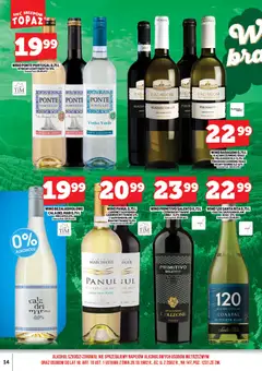 Pogląd oferty "Topaz gazetka alkoholowa" - ważna od 15.05.2026 | Strona: 16 | Produkty: Wino bezalkoholowe, Alazani Valley, Wino, Alkohol