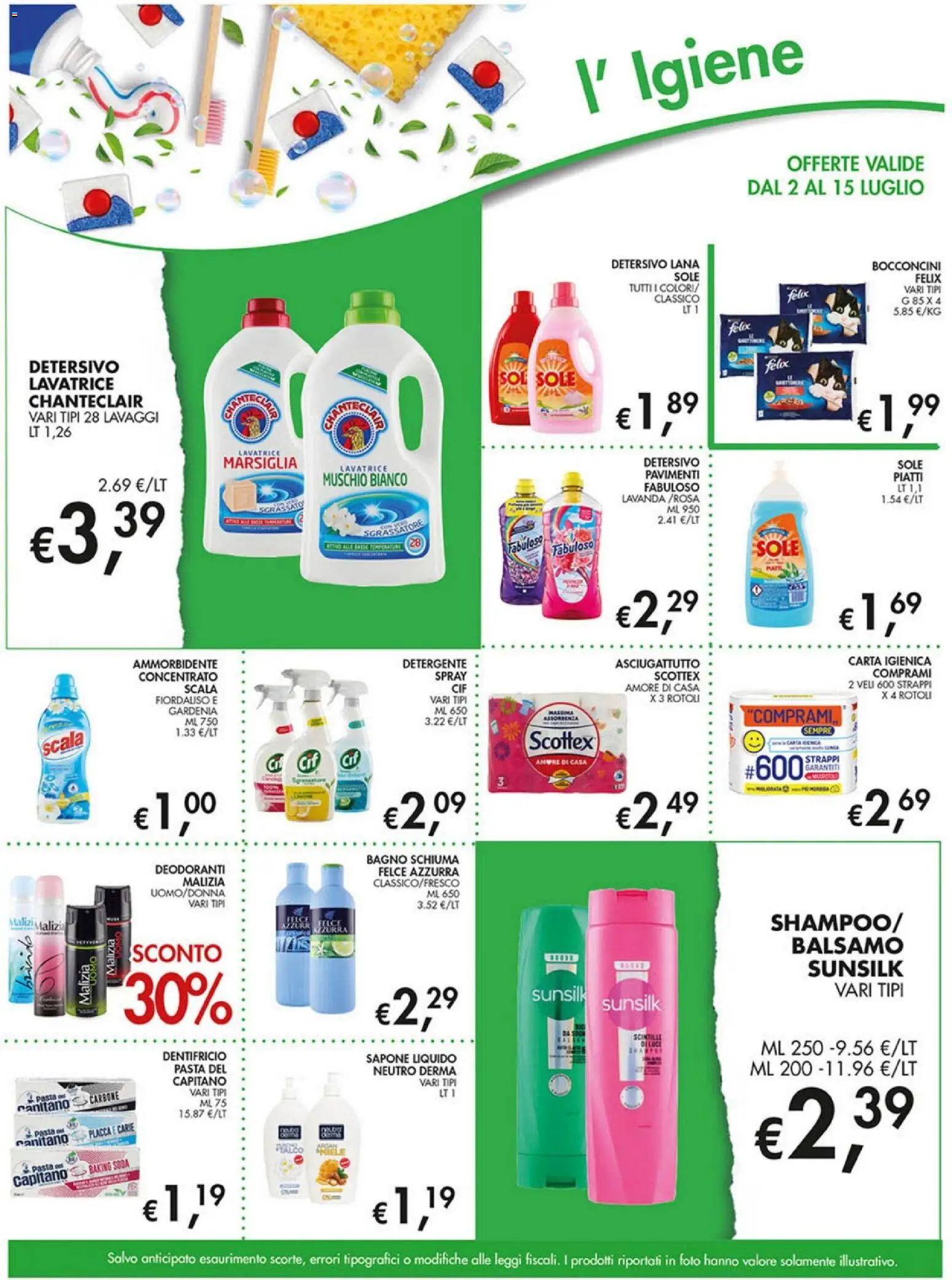 Volantino Coal del 02/07/2026 | Pagina: 13 | Prodotti: Detergente, Vino, Scala, Bagno