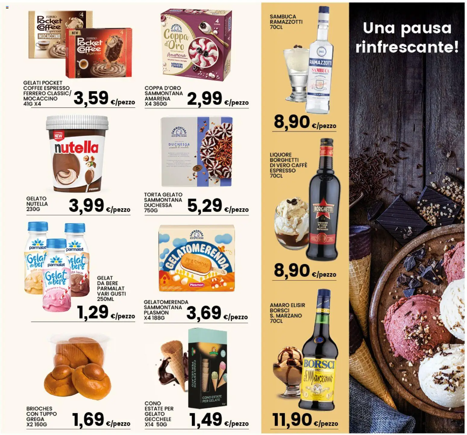 Volantino Interspar del 08.06.2026 | Pagina: 17 | Prodotti: Gelato, Amarena, Liquore, Amaro