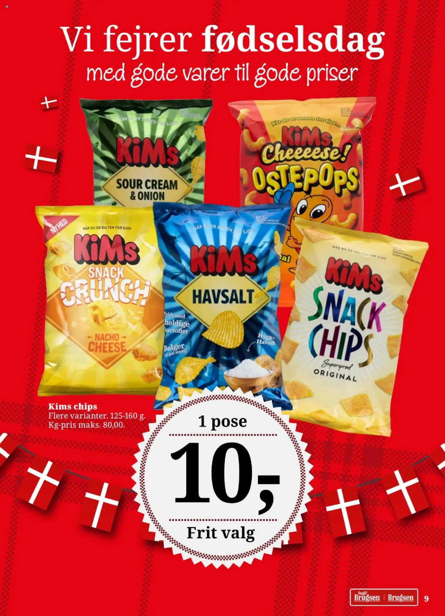 Dagli'Brugsen tilbudsavis – gyldig fra 25/09/2026 | Side: 10 | Produkter: Chips