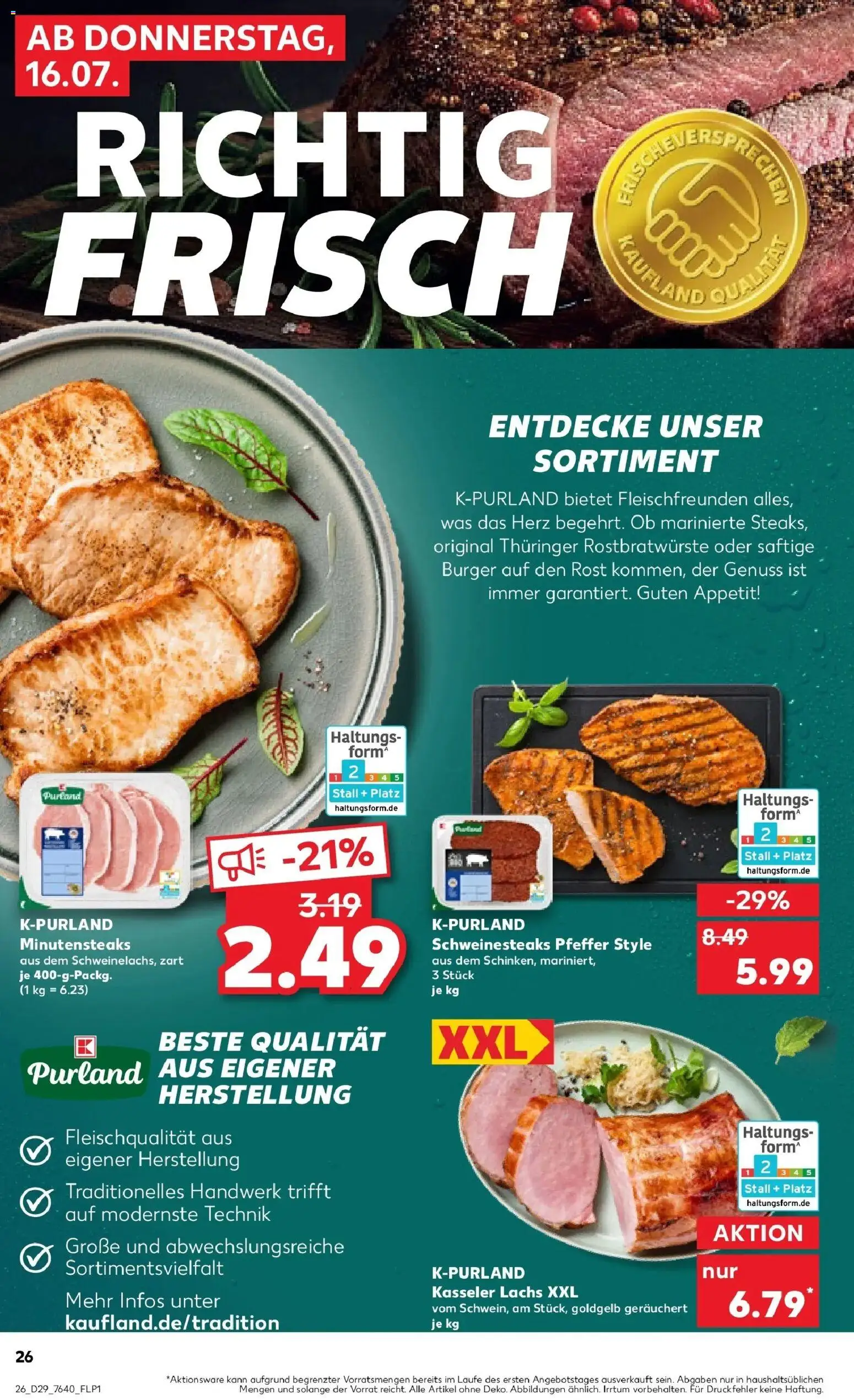Kaufland Prospekt Mainz – gültig ab 13.07.2026 | Seite: 35 | Produkte: Burger, Lachs, Pfeffer