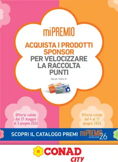 Anteprima del volantino Conad volantino City Mi Premio Piemonte valido a partire dal 21.05.2026