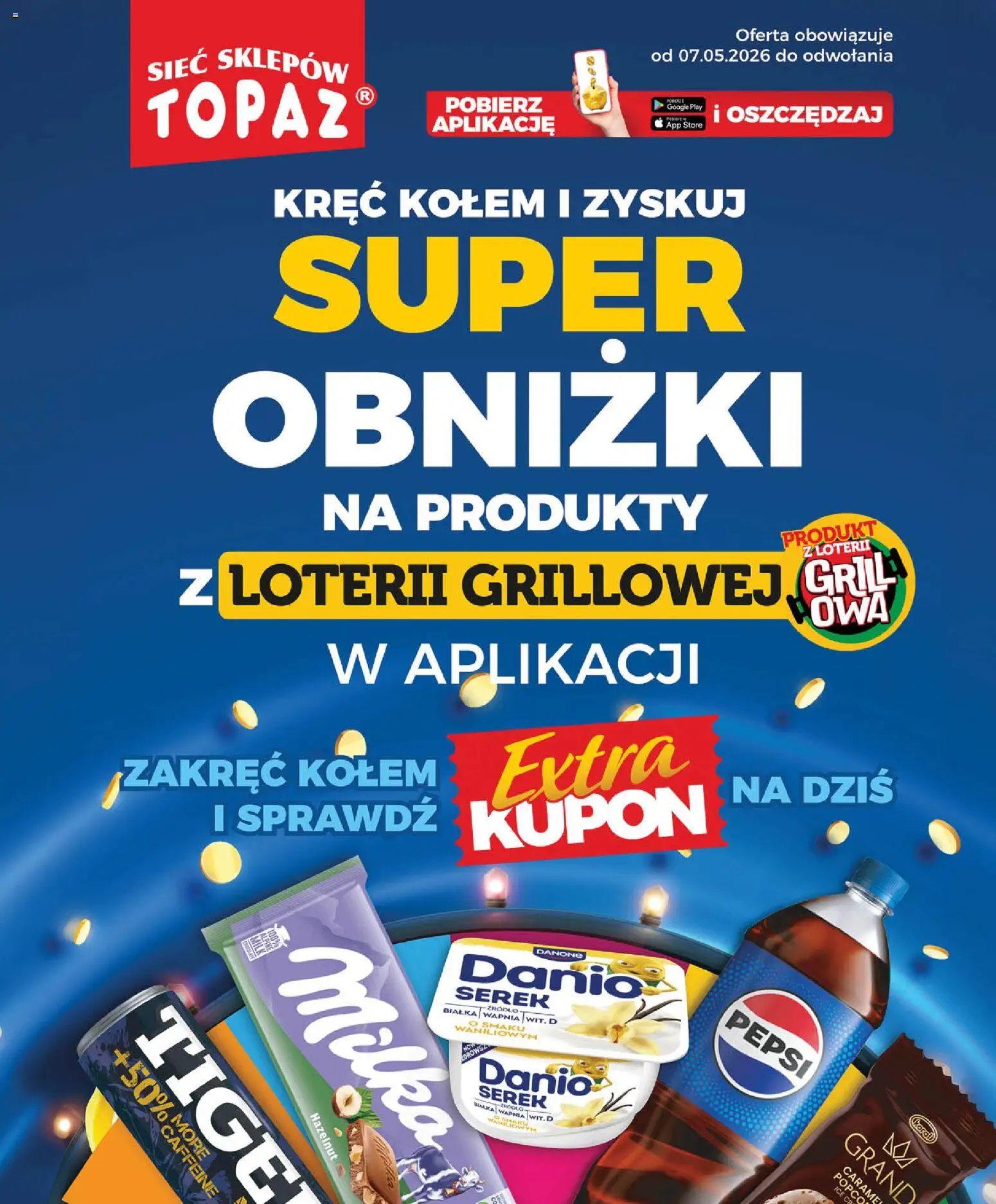 Topaz gazetka od 14.05.2026 | Strona: 5 | Produkty: Serek, Pepsi