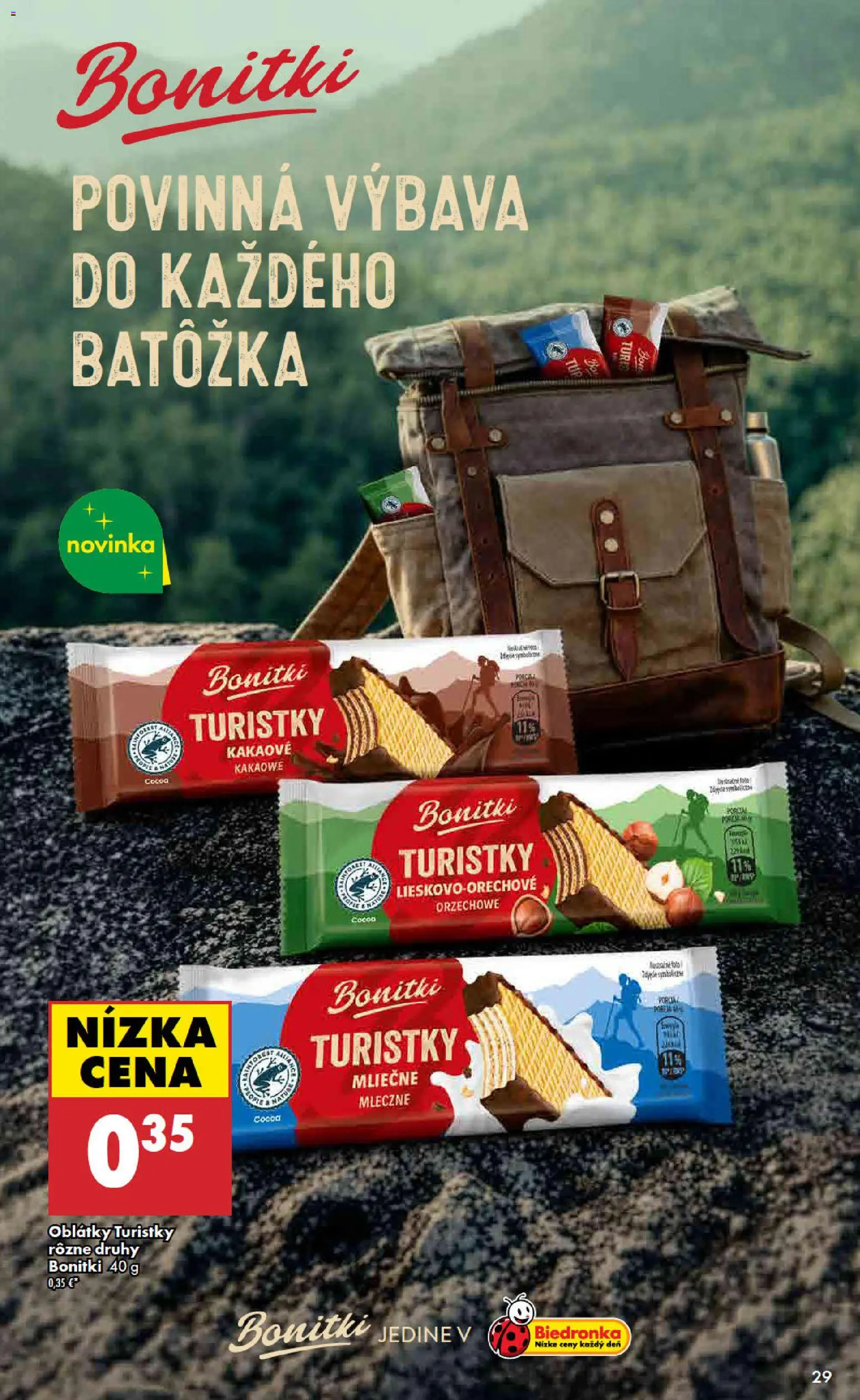 Nové Biedronka akcie – leták je platný od 03.09.2026 | Strana: 29 | Produkty: Oblátky
