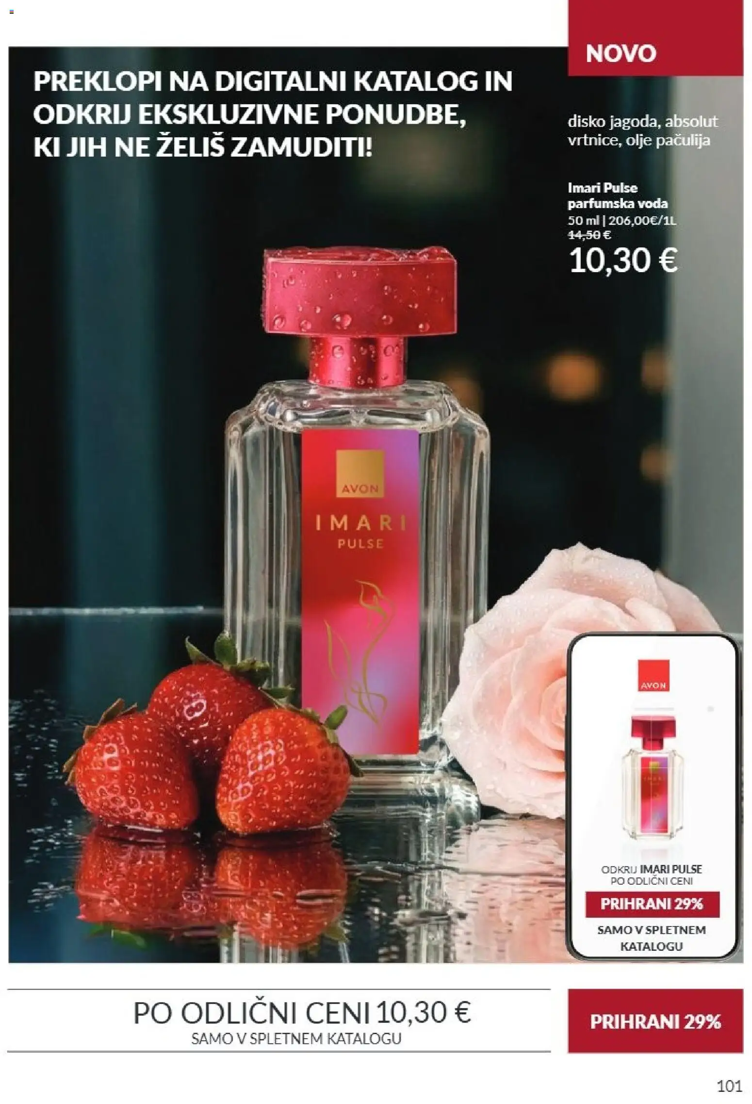 Novi Avon katalog ponudbe – veljaven od 01.09.2026 | Stran: 101 | Izdelki: Olje, Voda, Parfumska voda