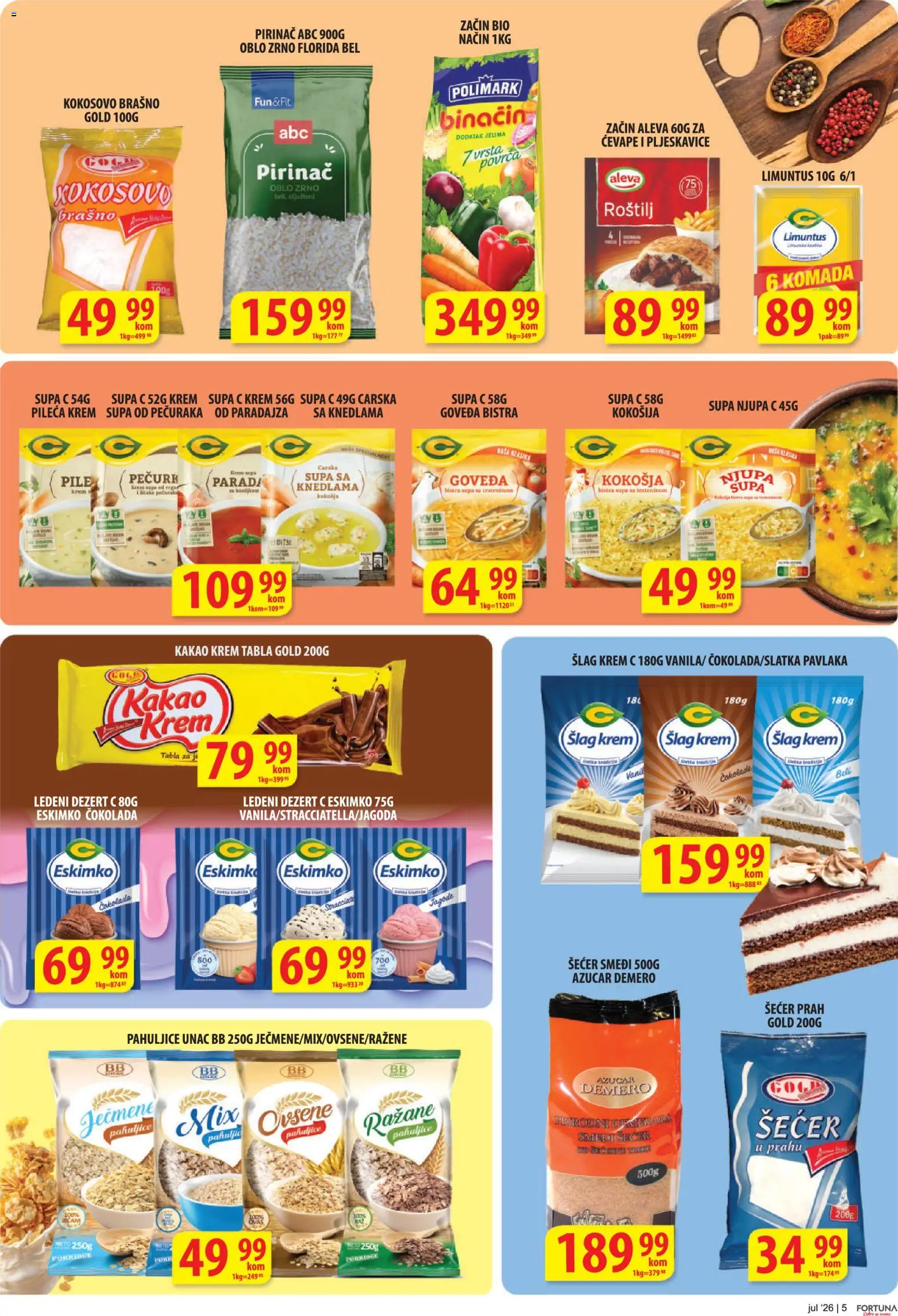 Fortuna Market katalog - važi od 08.07.2026 | Strana: 5
