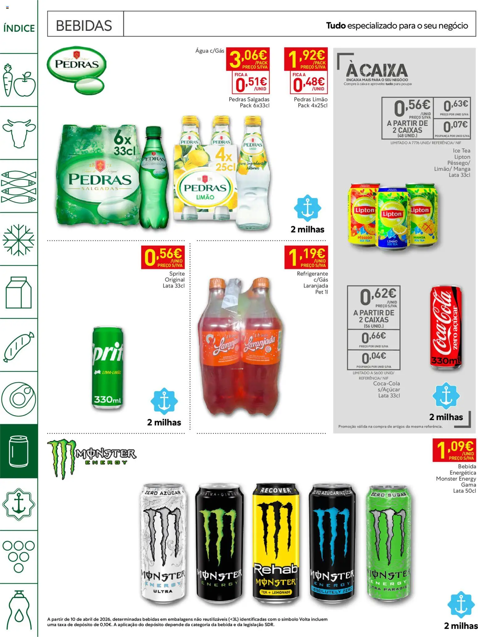 Recheio folheto Horeca Madeira │ válido de 13/10/2026 | Página: 18 | Produtos: Refrigerante, Manga, Caixa, Bebida