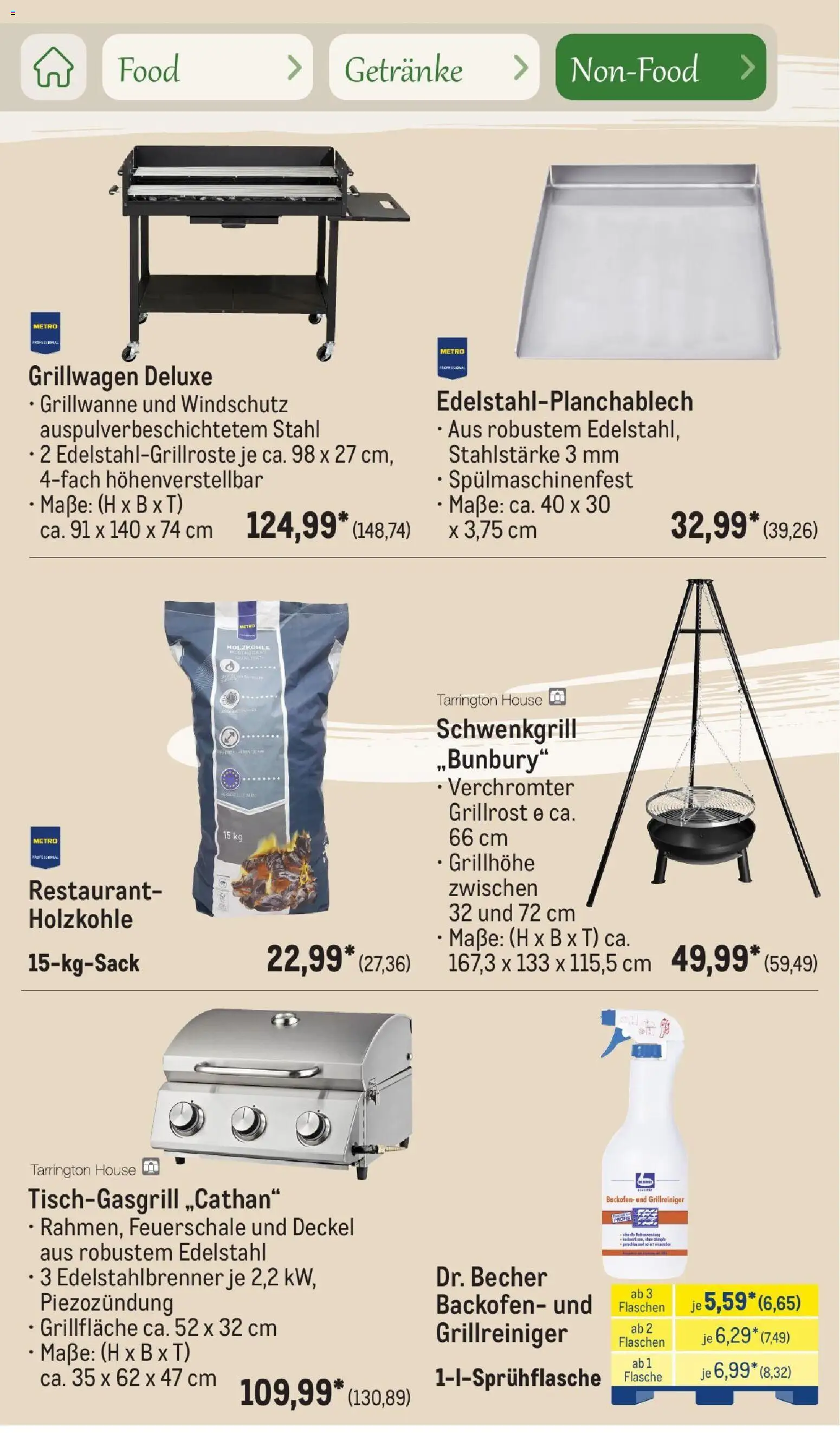 Metro Saisonkatalog Outdoor Dining – gültig ab 01.06.2026 | Seite: 99 | Produkte: Backofen