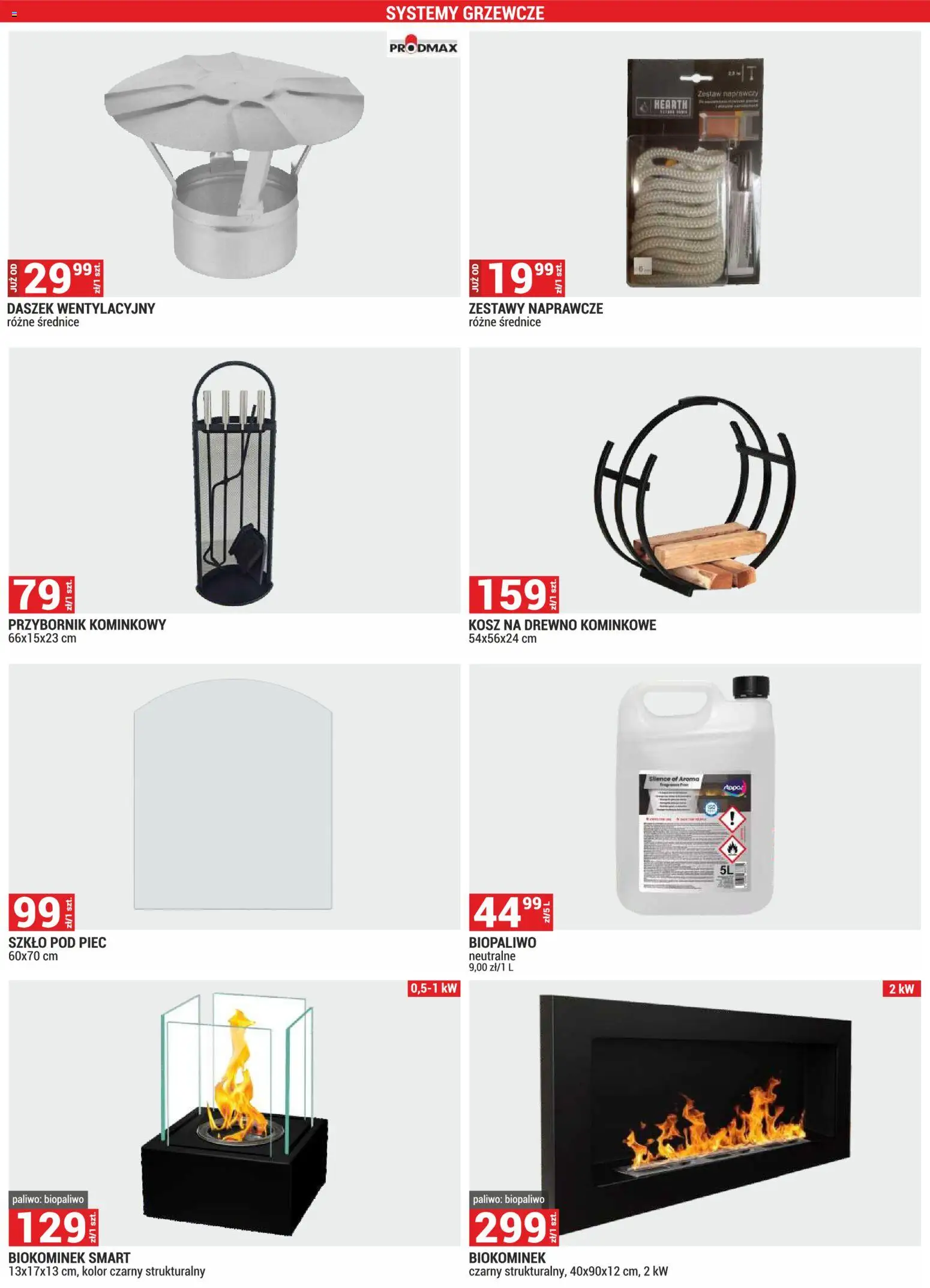 Merkury Market gazetka od 01.08.2026 | Strona: 10 | Produkty: Biokominek, Kosz