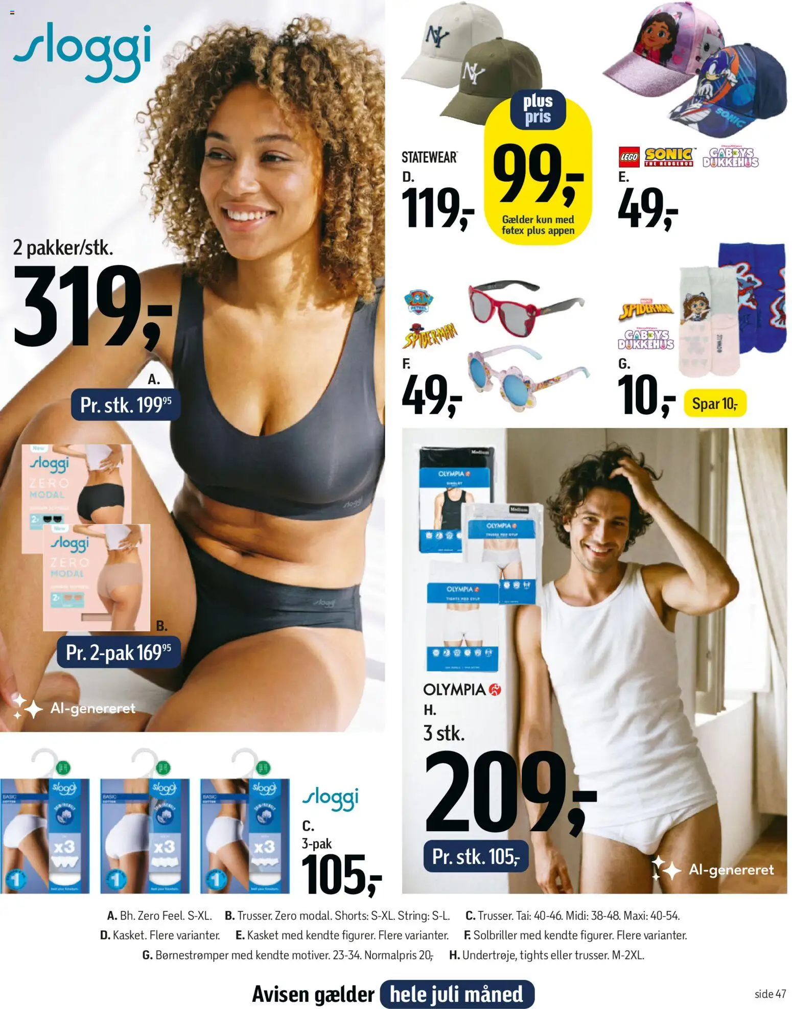 Føtex tilbudsavis – gyldig fra 26/06/2026 | Side: 56 | Produkter: Shorts, Solbriller, Tights