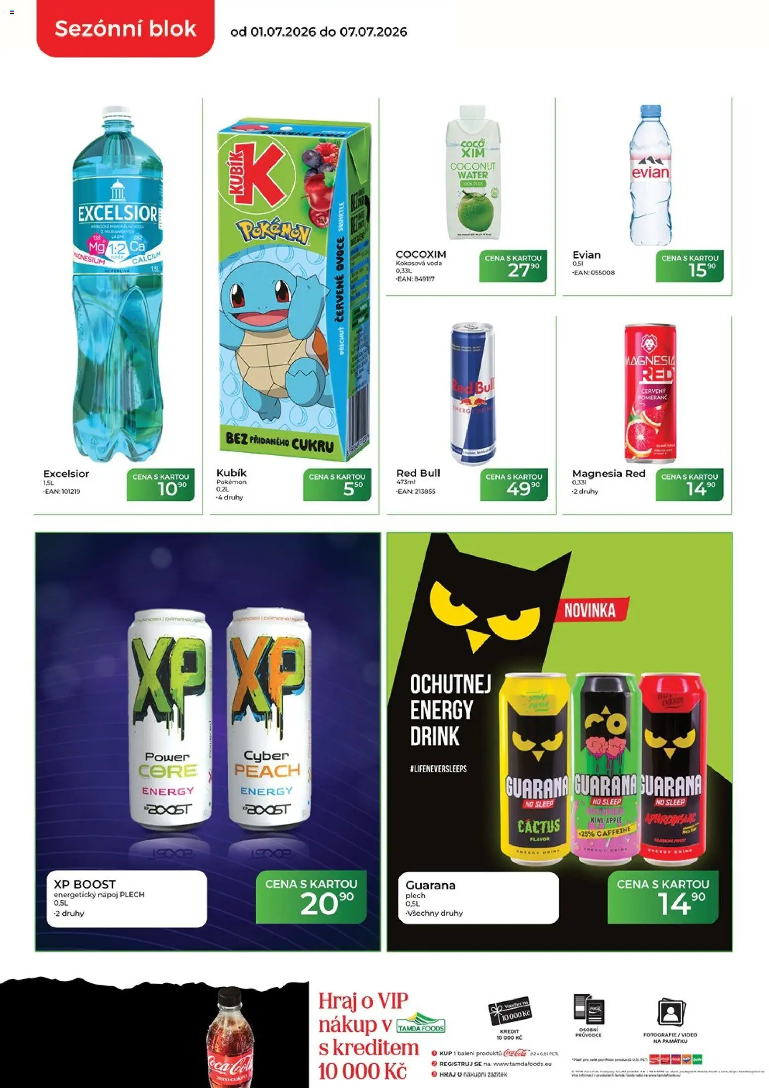 Tamda Foods leták od 01.07.2026 | Strana: 11 | Produkty: Magnesia, Energetický nápoj, Apple, Kokosová voda