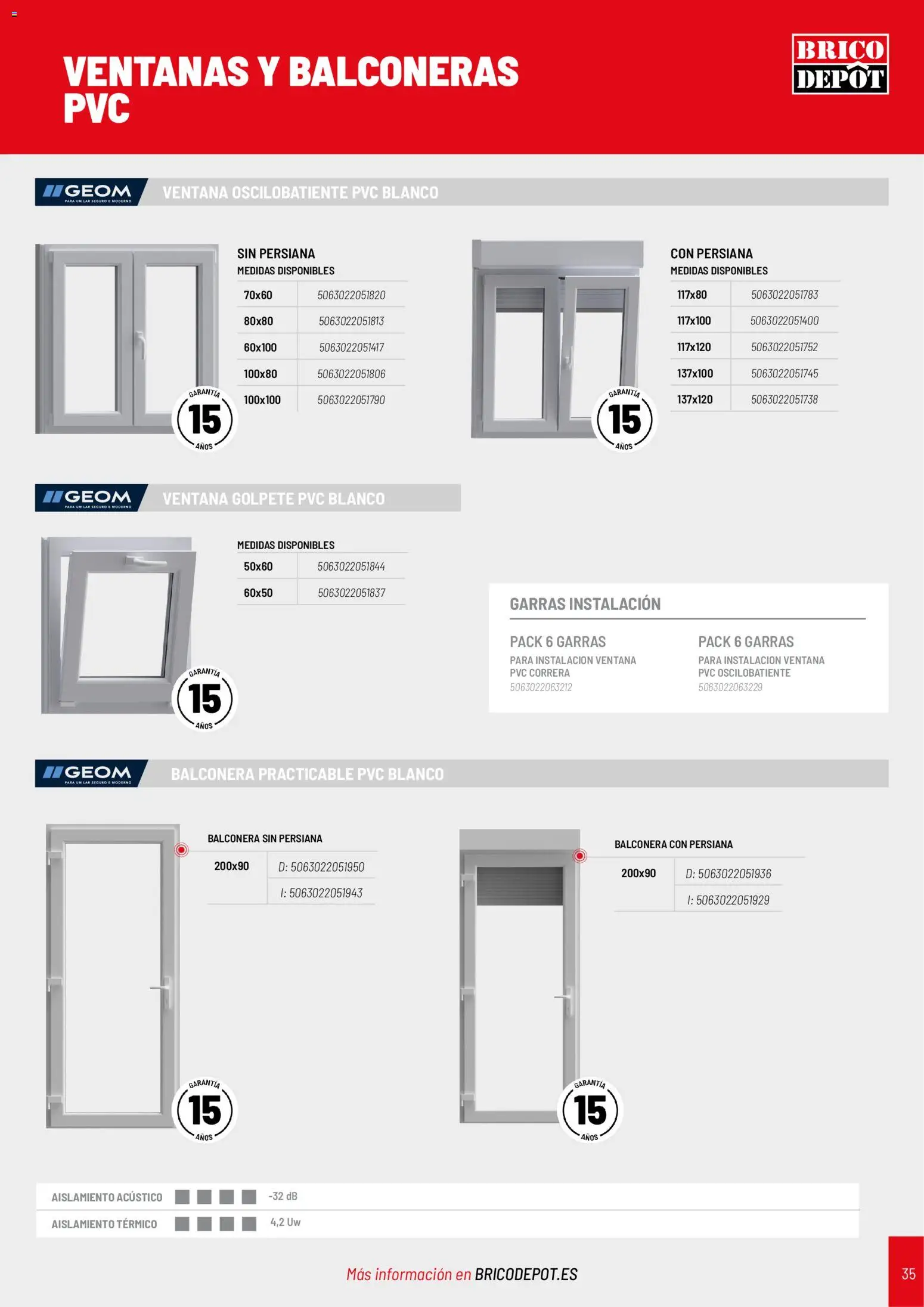 Brico Depôt Puertas y Ventanas │ válido desde el 07/10/2026 | Página: 35