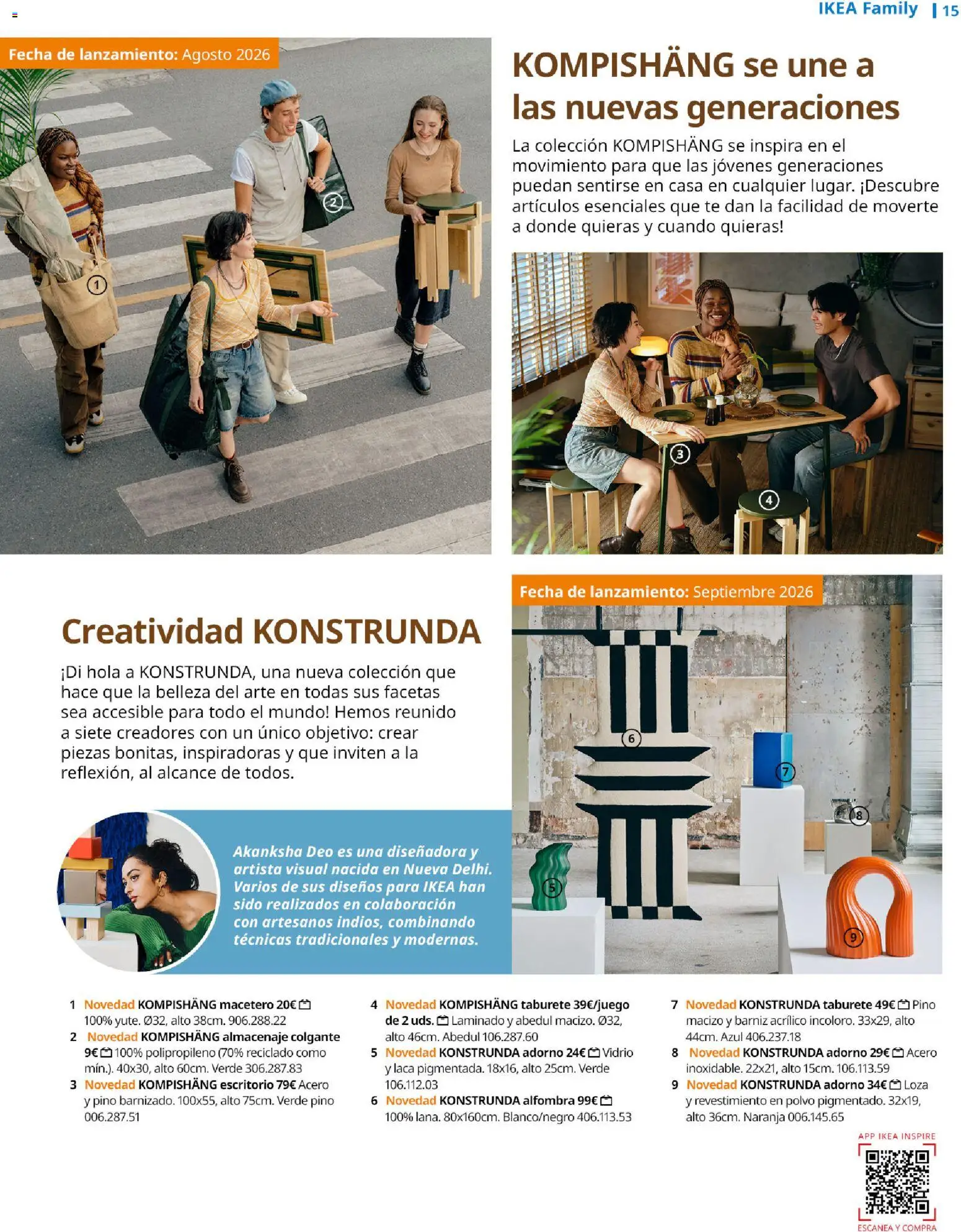 IKEA - IKEA Family Magazine │ válido desde el 01/07/2026 | Página: 15 | Productos: Taburete, Té, Macetero, Almacenaje