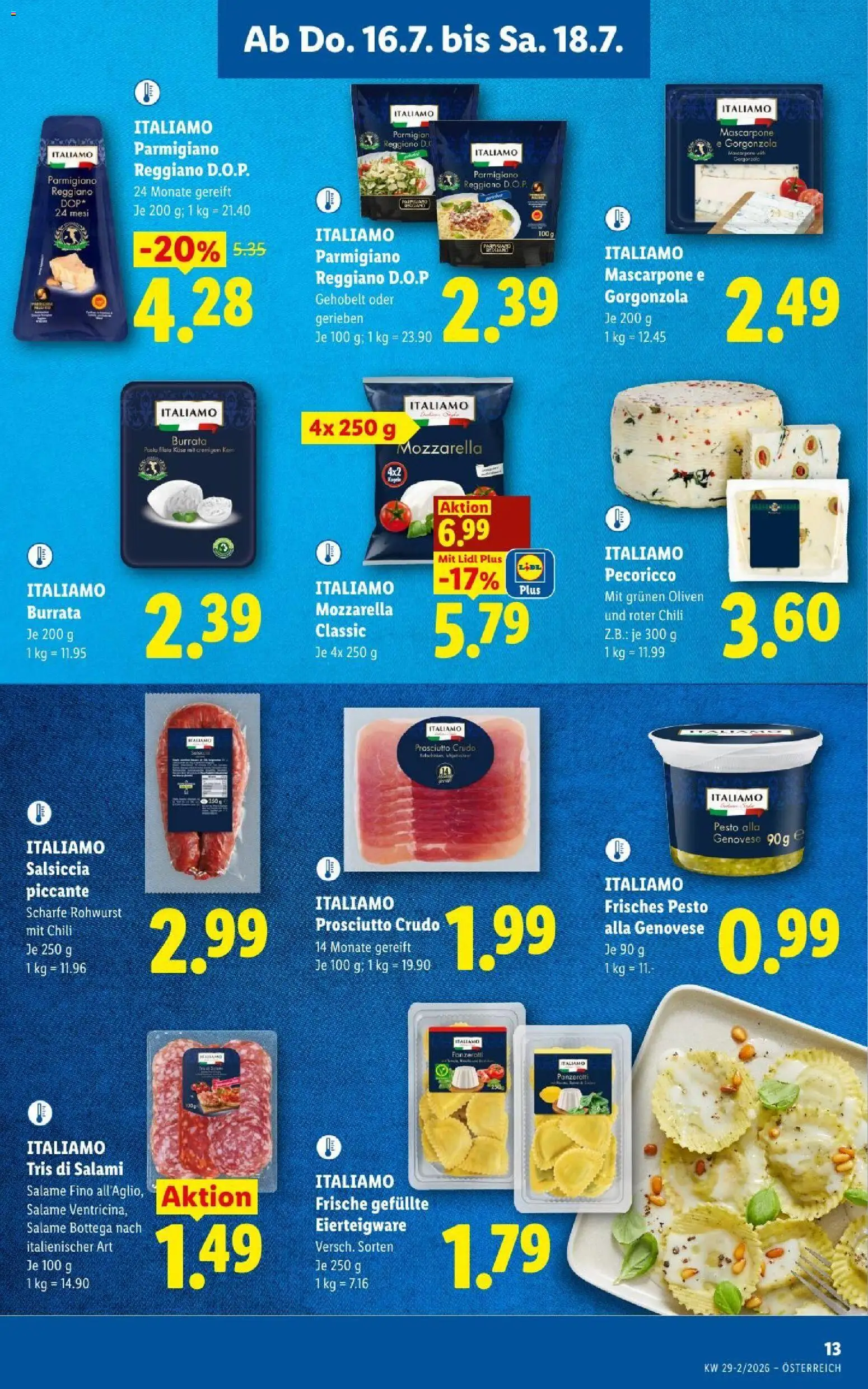 Lidl - Flugblatt gültig ab 16.07.2026 | Seite: 15 | Produkte: Chili, Oliven, Salami