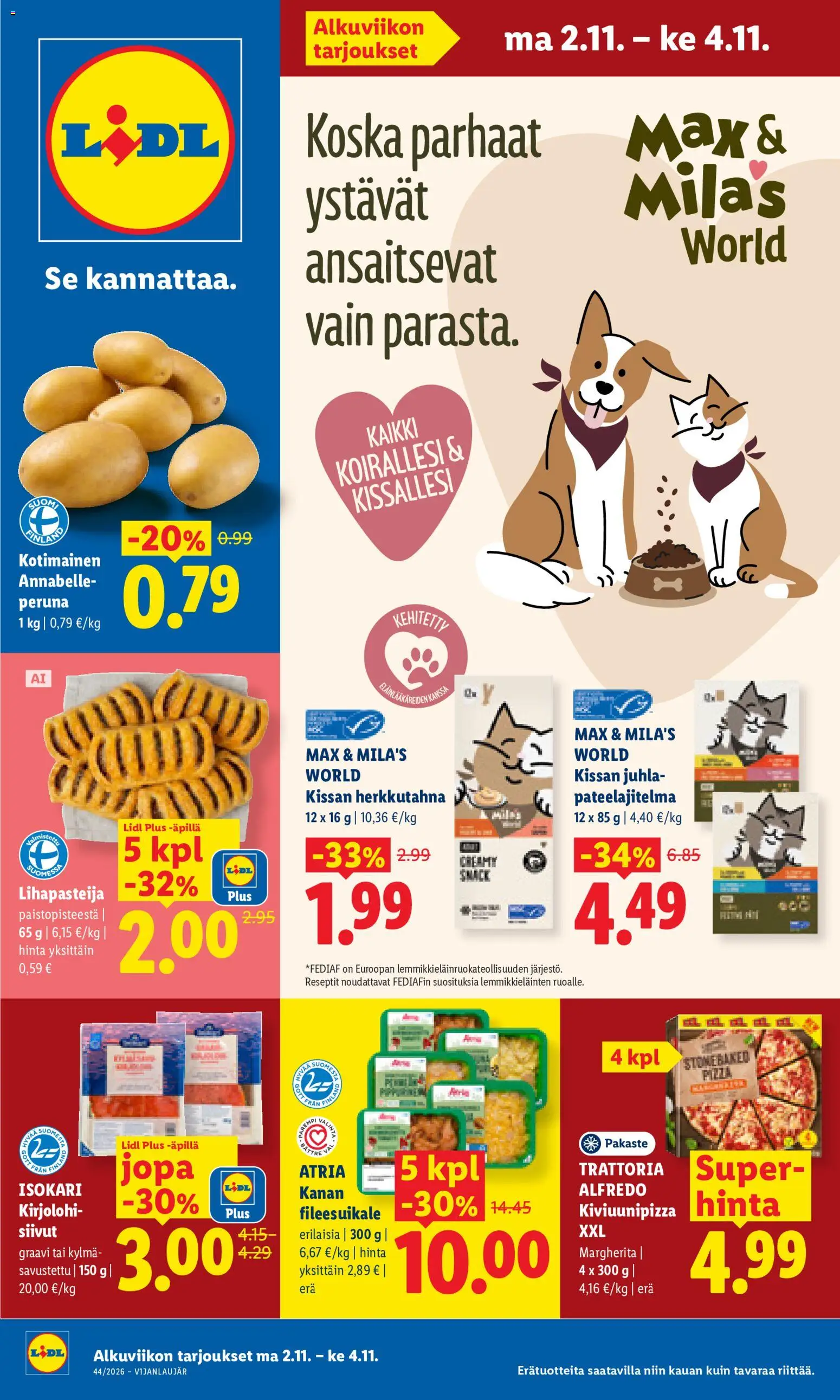 Lidl tarjoukset Vihti – voimassa 02/11/2026 alkaen | Sivu: 1