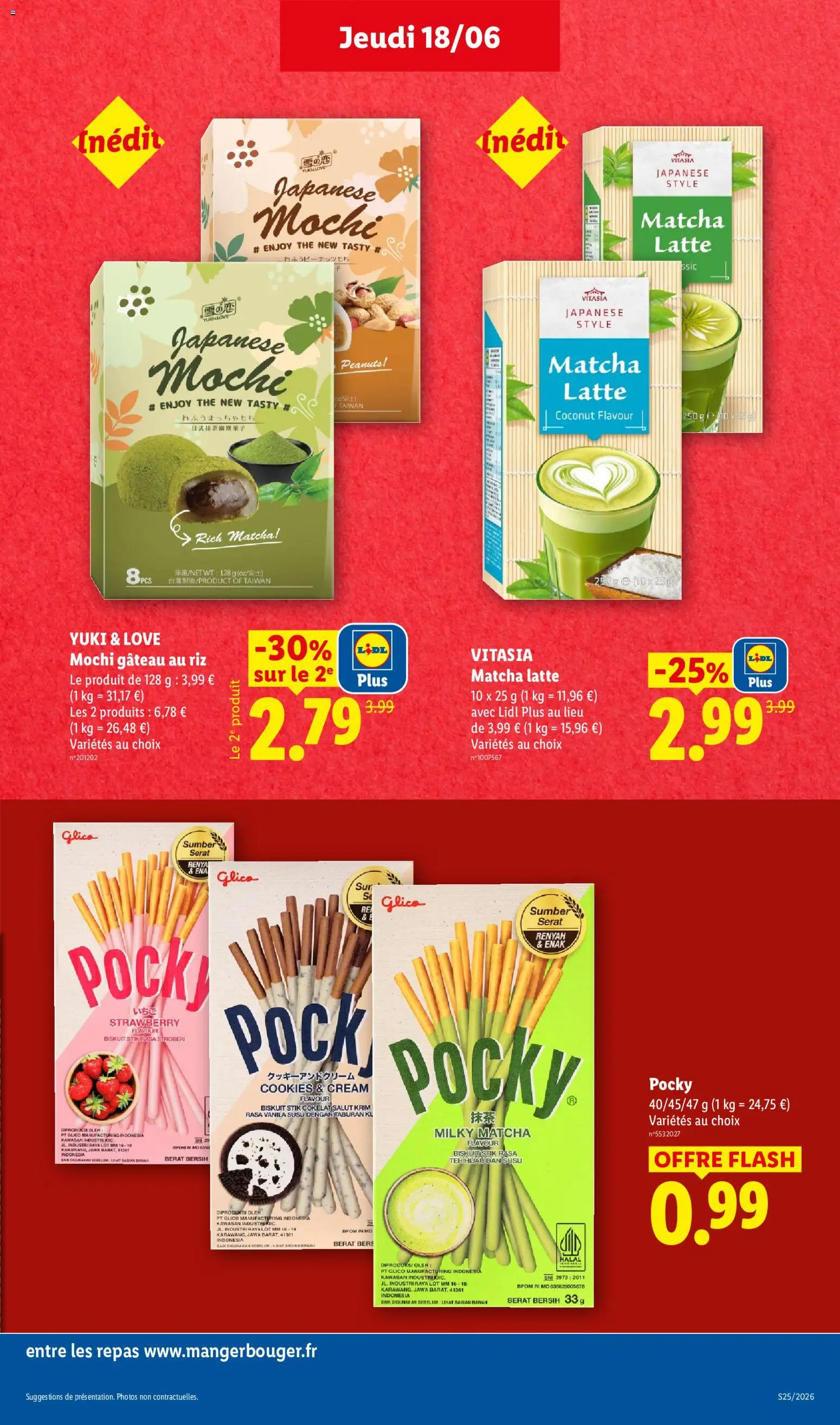 {H1} | Page: 25 | Produits: Cookies, Mochi, Thé, Biscuits