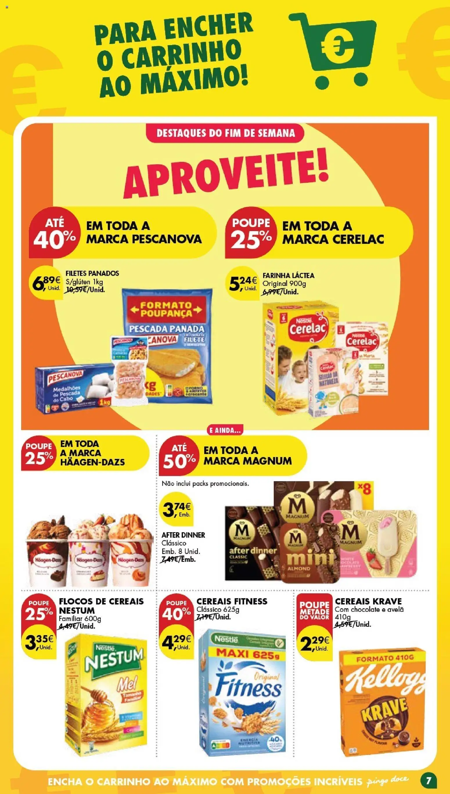 Pingo Doce Poupe este Fim de Semana │ válido de 01.05.2026 | Página: 7 | Produtos: Cabo, Pescada, Chocolate, Flocos