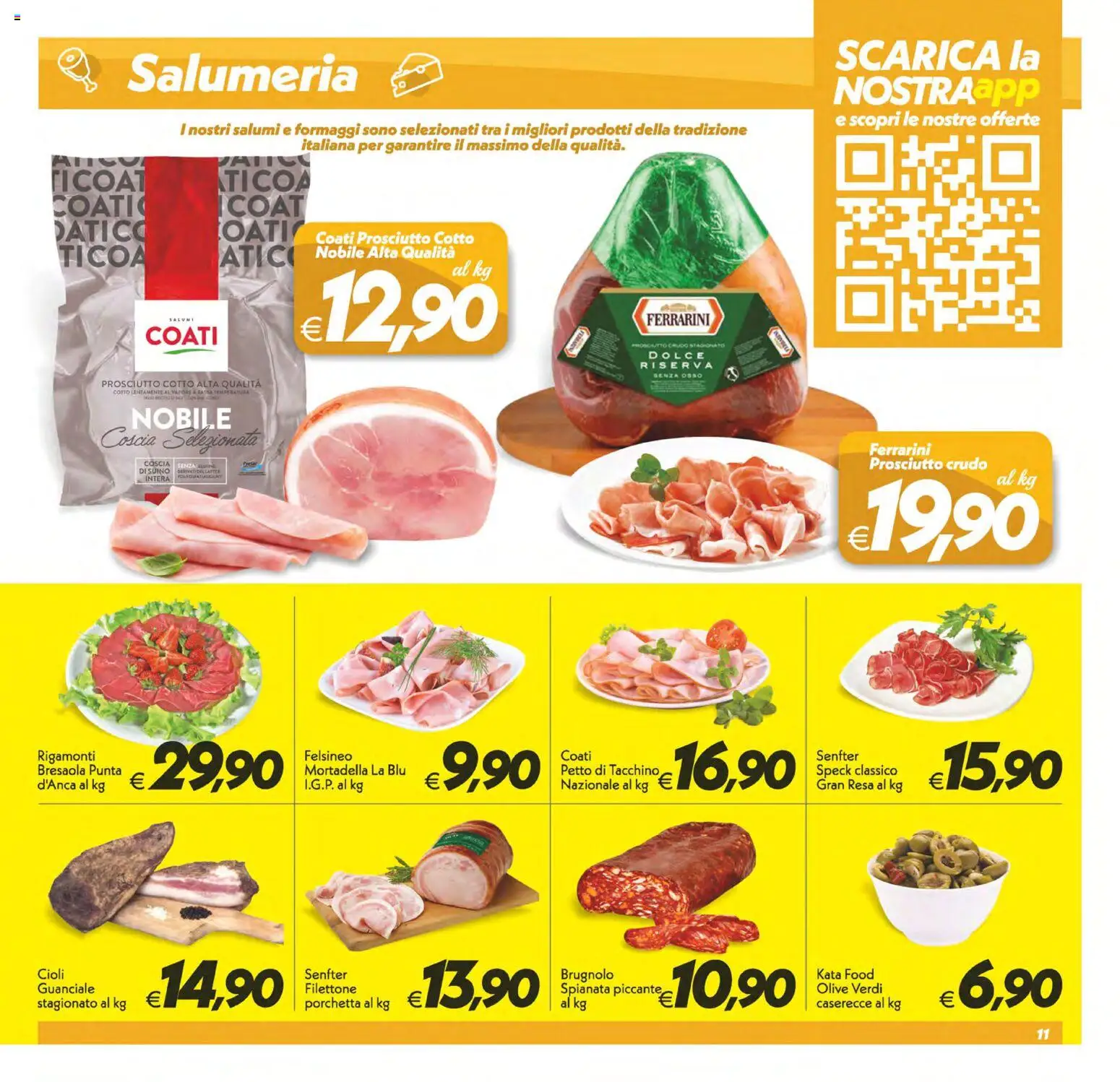 Volantino SuperConveniente del 13/10/2026 | Pagina: 11 | Prodotti: Speck, Bresaola, Suino, Guanciale