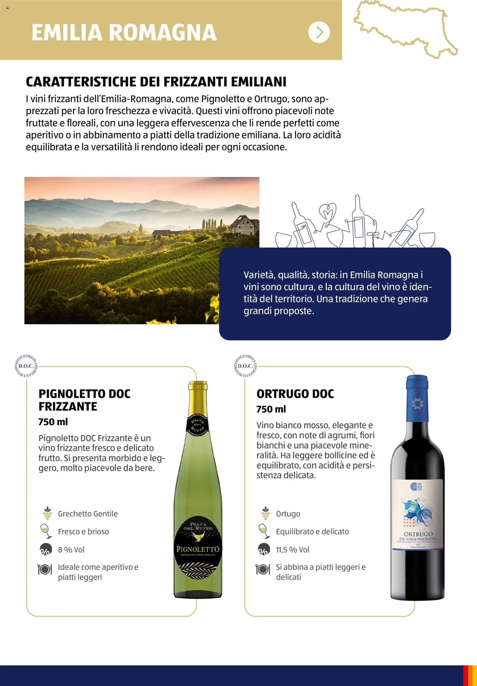 Volantino Aldi del 12/01/2026 | Pagina: 54 | Prodotti: Piatti, Fiori, Vino bianco, Aperitivo