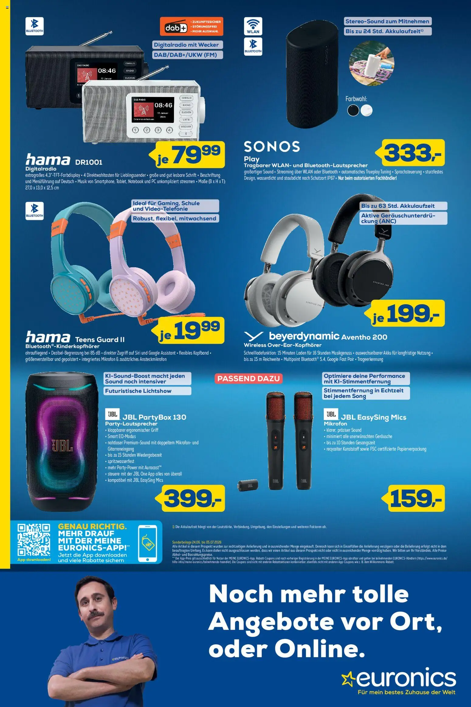 Euronics  Aktueller Prospekt – gültig ab 24.06.2026 | Seite: 12 | Produkte: Notebook, Maus, Radio, Wecker