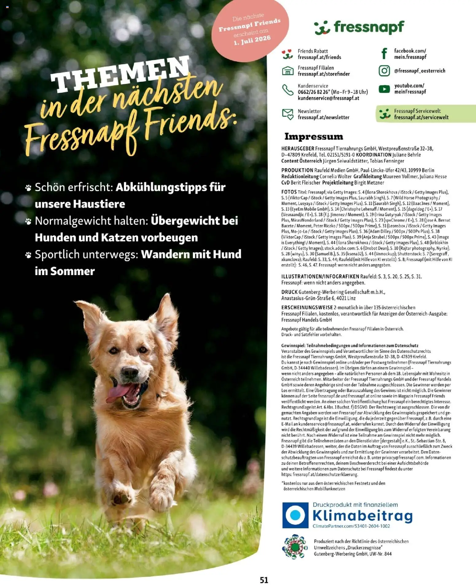 Fressnapf Friends 03/26 gültig ab 01.05.2026 | Seite: 51 | Produkte: Uhr
