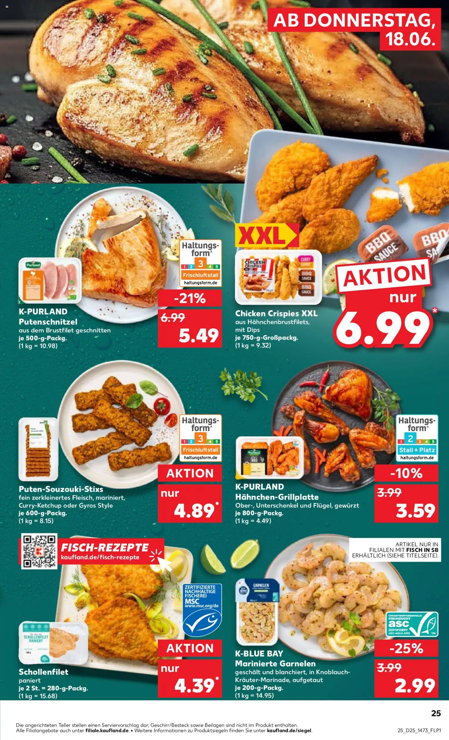 Kaufland Německo leták - Berlin od 18.06.2026 | Strana: 25 | Produkty: Gyros, Forma