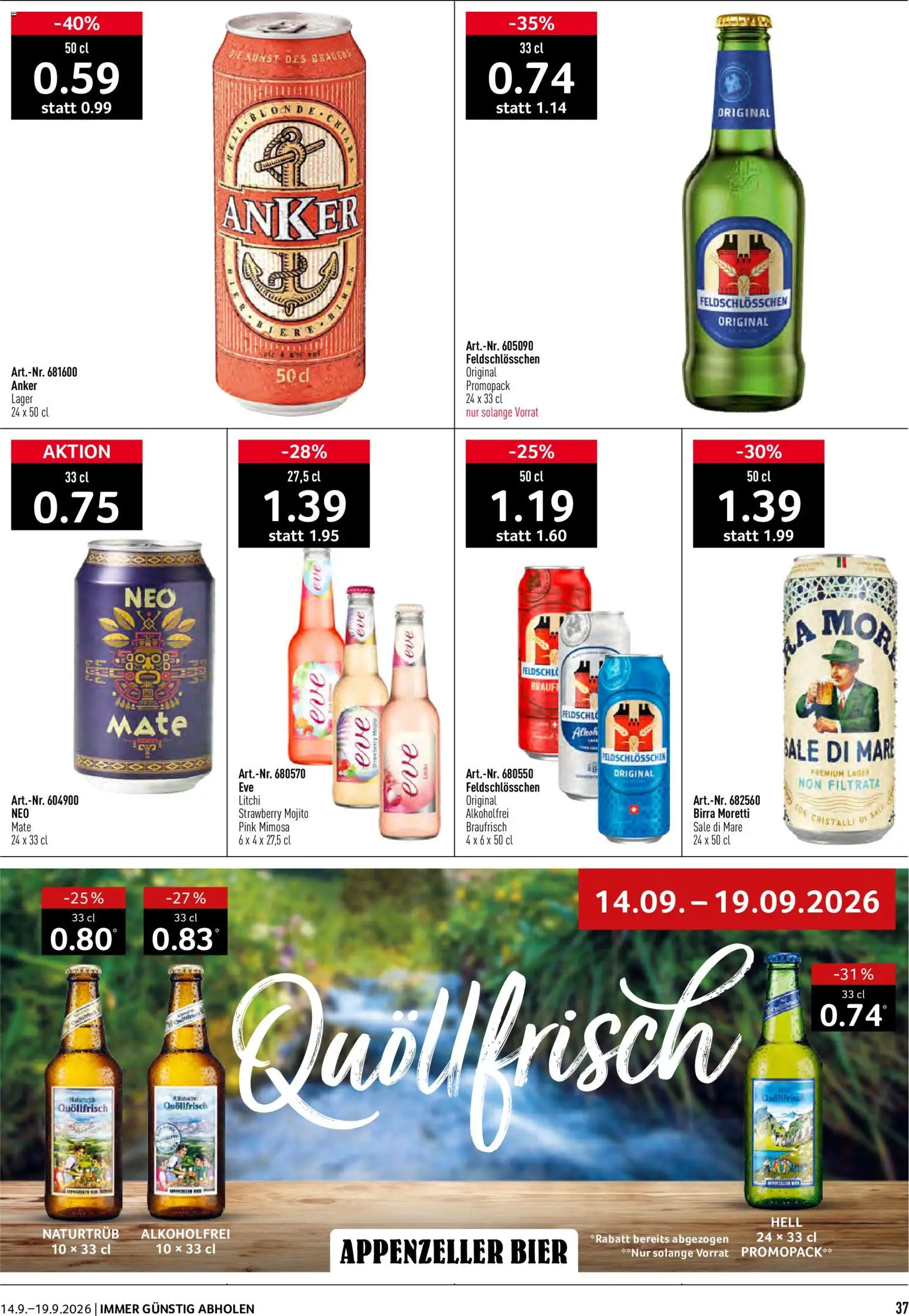 Prodega aktionen – gültig ab 14.09.2026 | Seite: 37