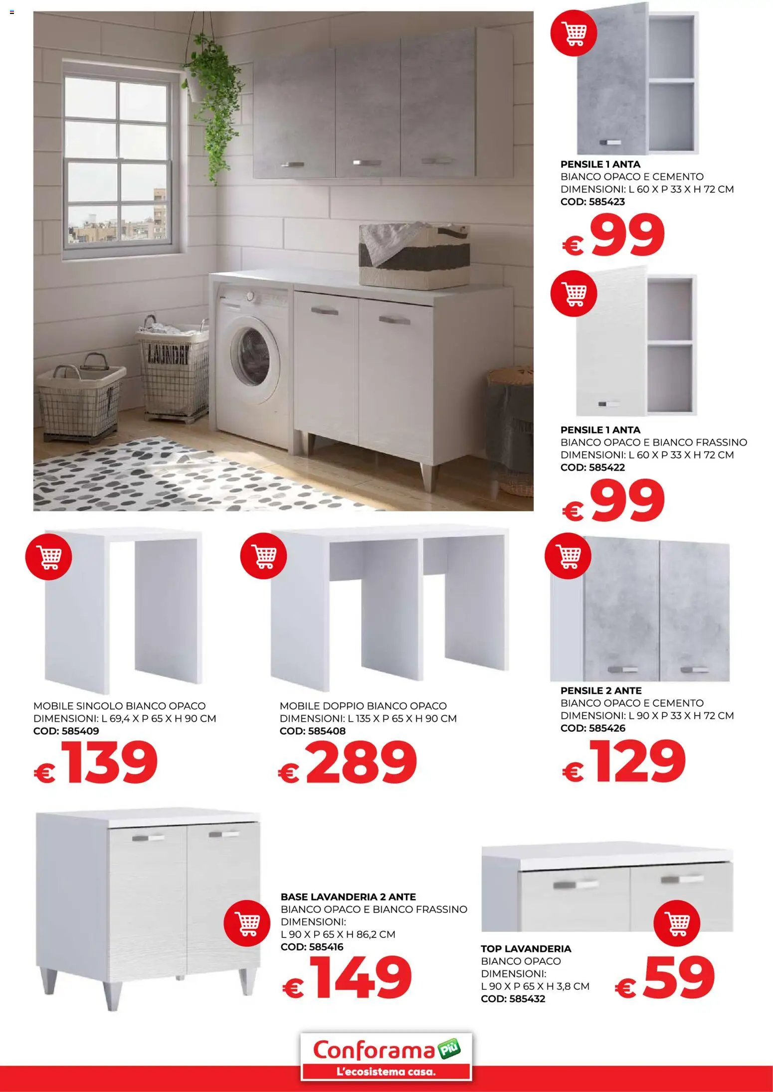 Volantino Conforama del 30/01/2026 | Pagina: 20 | Prodotti: Mobile, Top