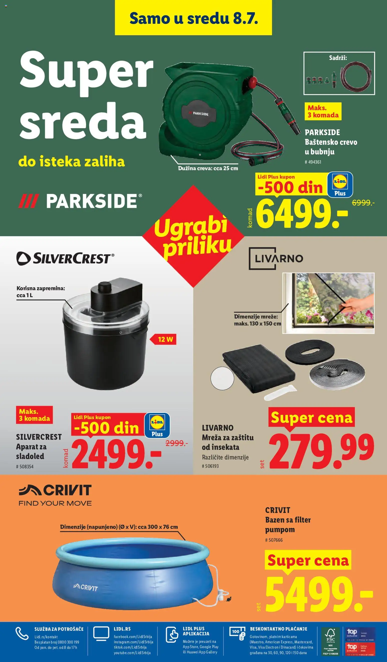Lidl katalog - važi od 02.07.2026 | Strana: 96 | Proizvode: Silvercrest, Parkside, Sladoled