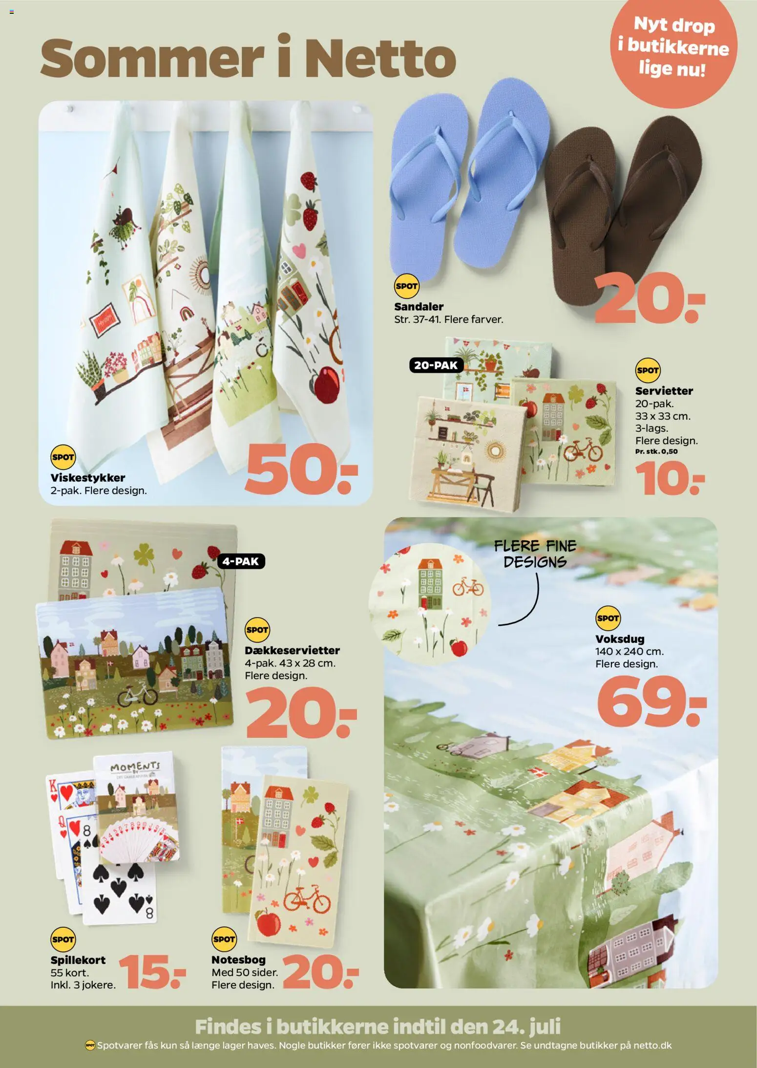 Netto tilbudsavis – gyldig fra 13.06.2026 | Side: 32 | Produkter: Sandaler, Viskestykker