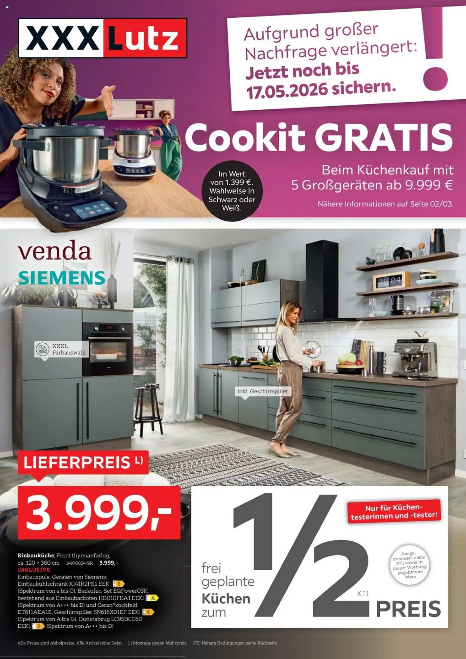 XXXLutz Prospekt 	 – gültig ab 30.04.2026 | Seite: 1