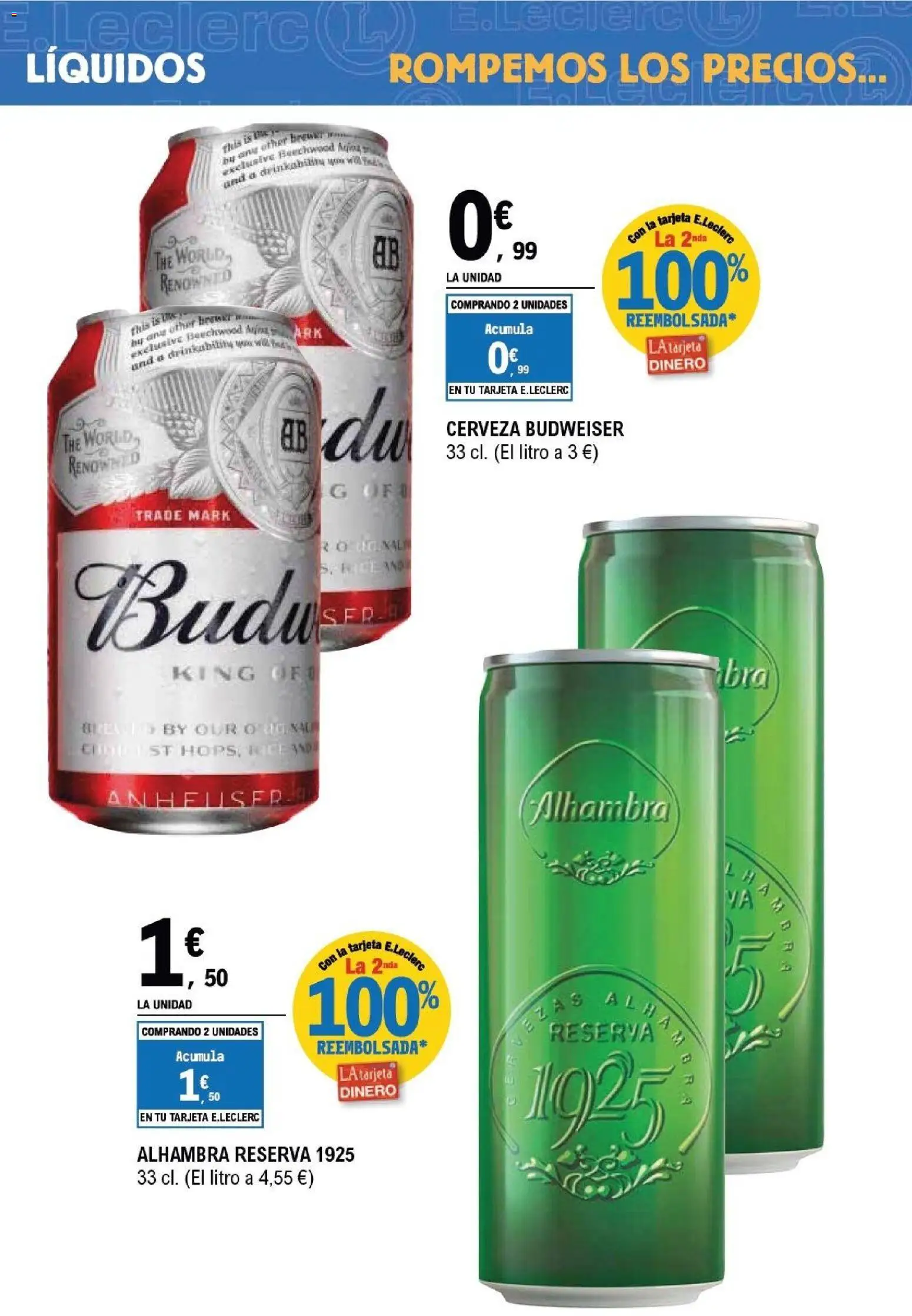 E.Leclerc Pamplona │ válido desde el 01.06.2026 | Página: 8 | Productos: Cerveza