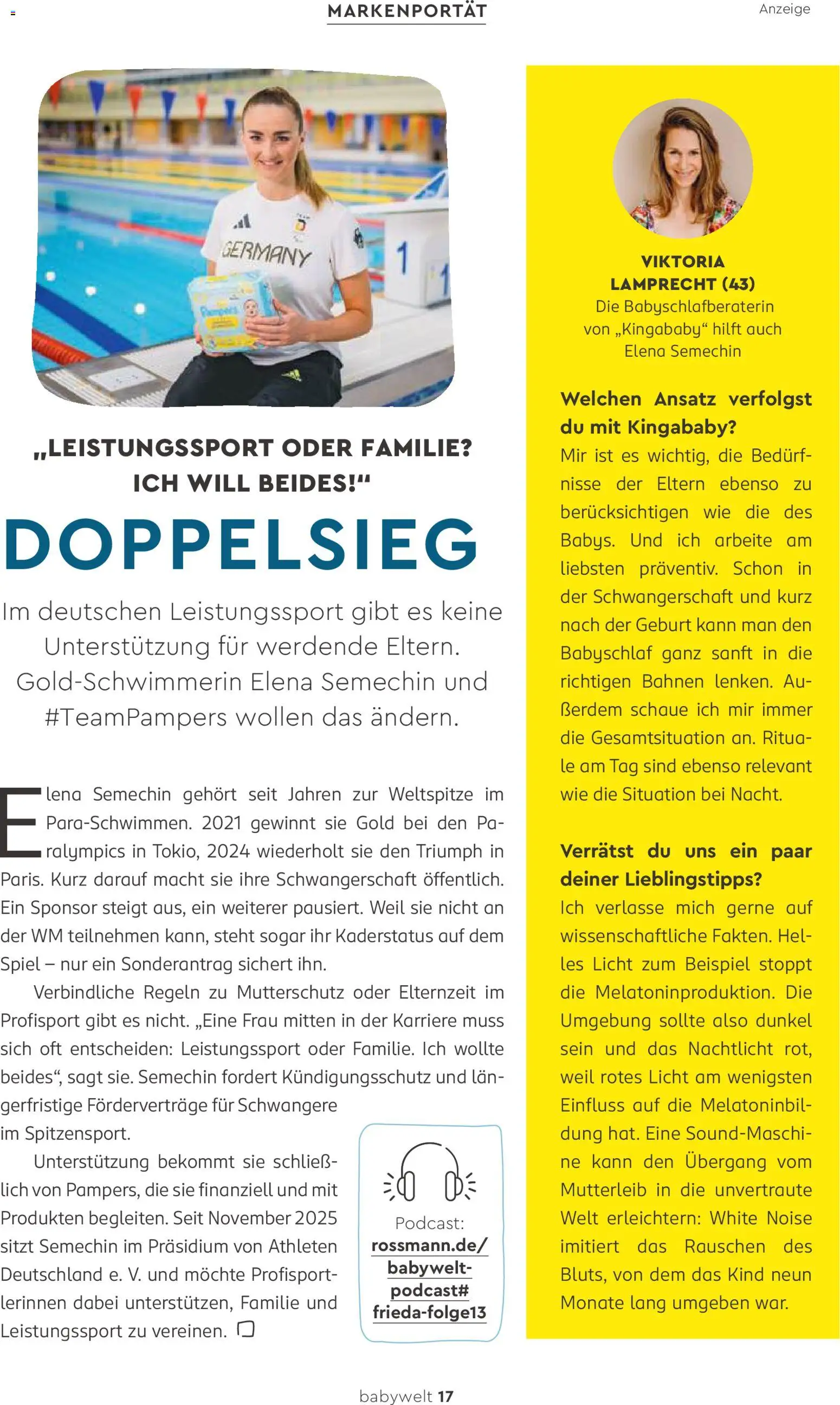 Rossmann Babywelt – gültig ab 06.06.2026 | Seite: 17 | Produkte: Spiel, Pampers, Nachtlicht