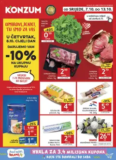 Konzum Katalog - Pregled kataloga iz trgovine Konzum, vrijedi od 07.10.2026