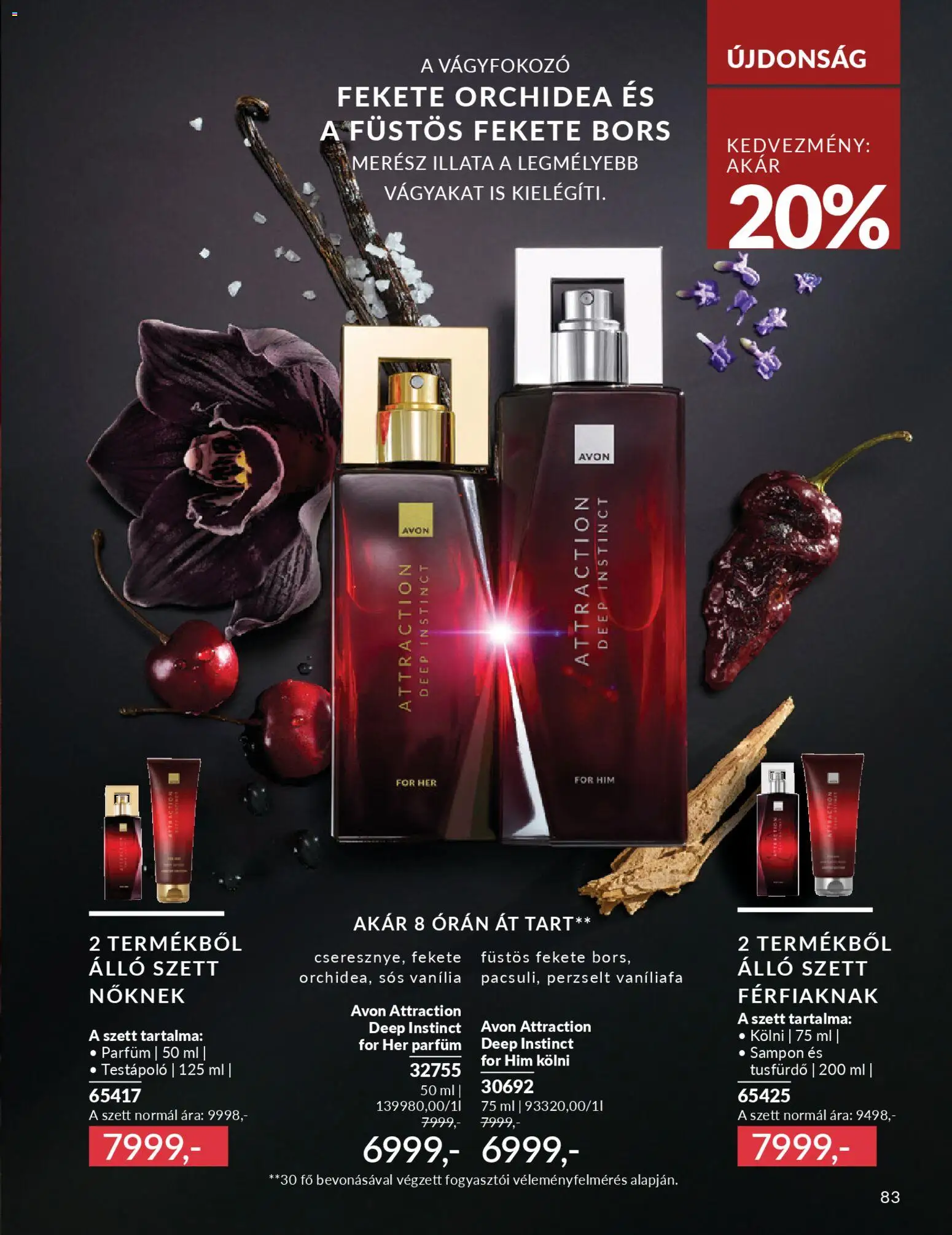 Avon akciós ujság - amely érvényes a következő dátumtól: 2026.03.01. | Oldal: 87 | Termékek: Orchidea, Vanília, Tusfürdő, Bors