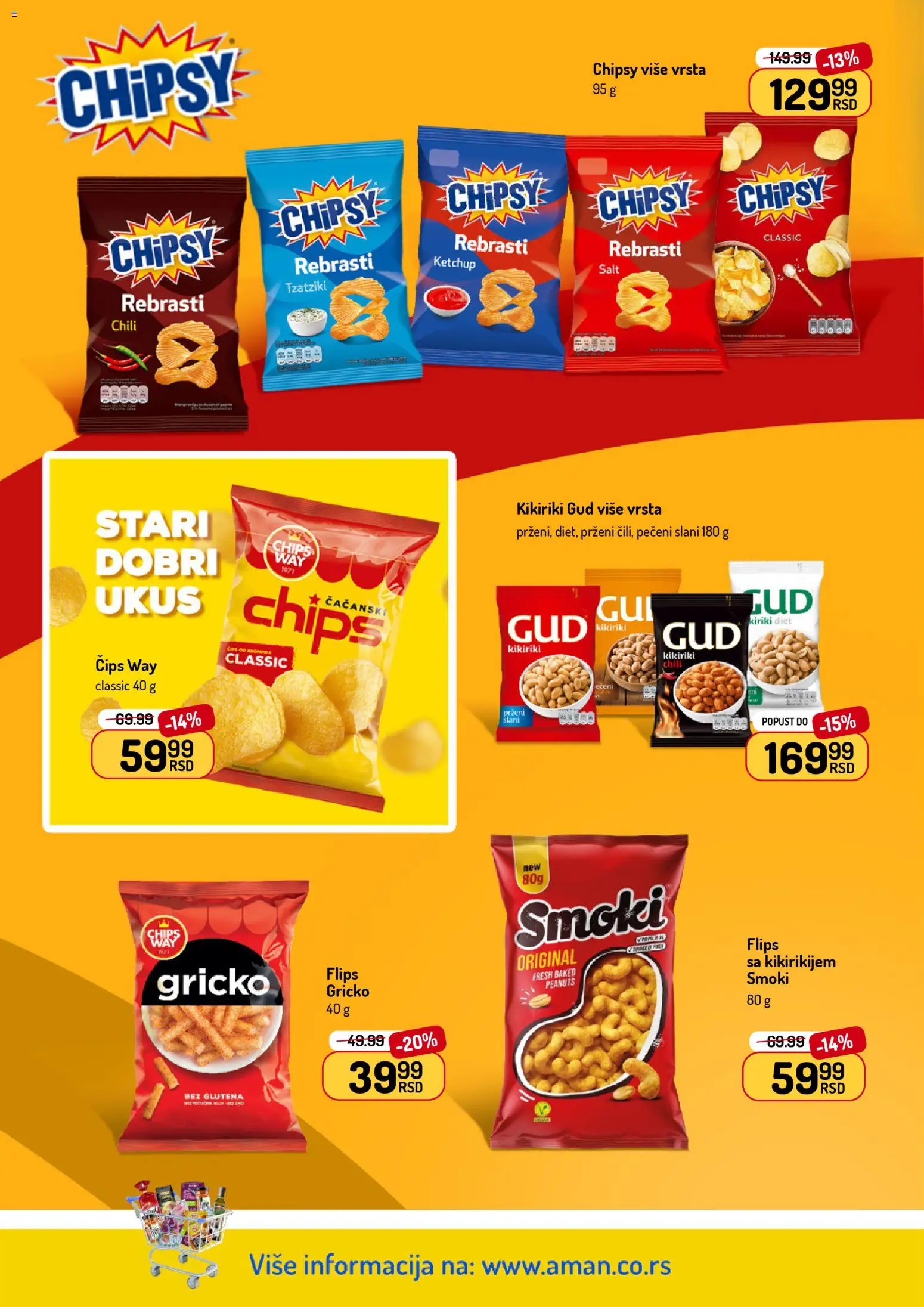 Aman katalog - važi od 27.04.2026 | Strana: 36 | Proizvode: Čips, Smoki, Kikiriki
