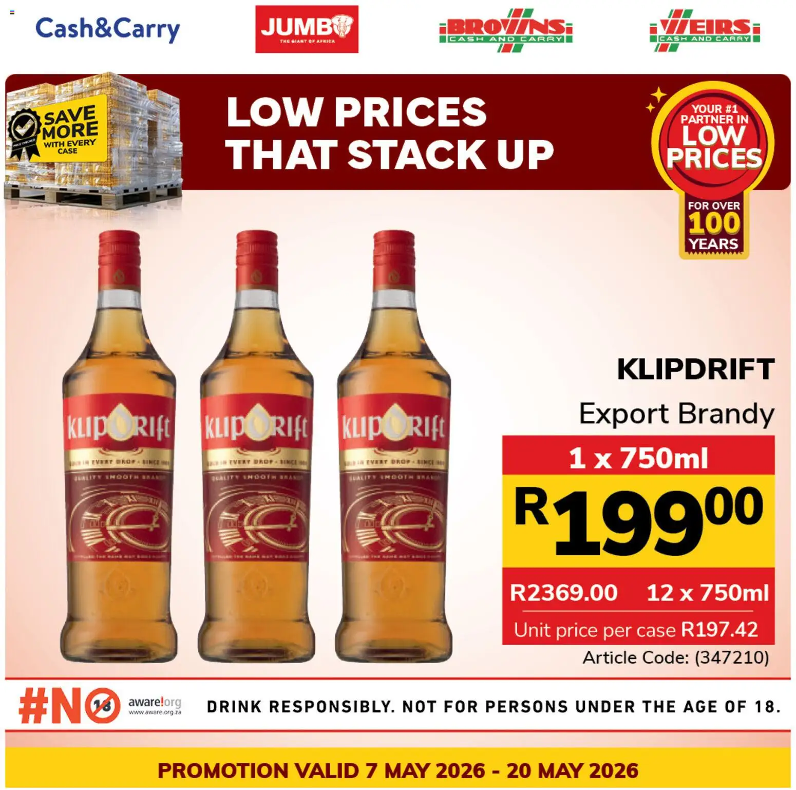 New Jumbo catalogue – valid from 07.05.2026 | Page: 5 | Products: Case, Brandy