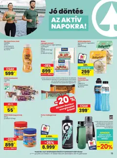 Spar akciós újság - amely érvényes a következő dátumtól: 2026.09.24. | Oldal: 13