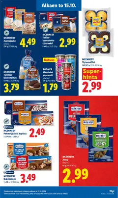 Lidl-mainoslehti voimassa 19/10/2026 alkaen | Sivu: 9